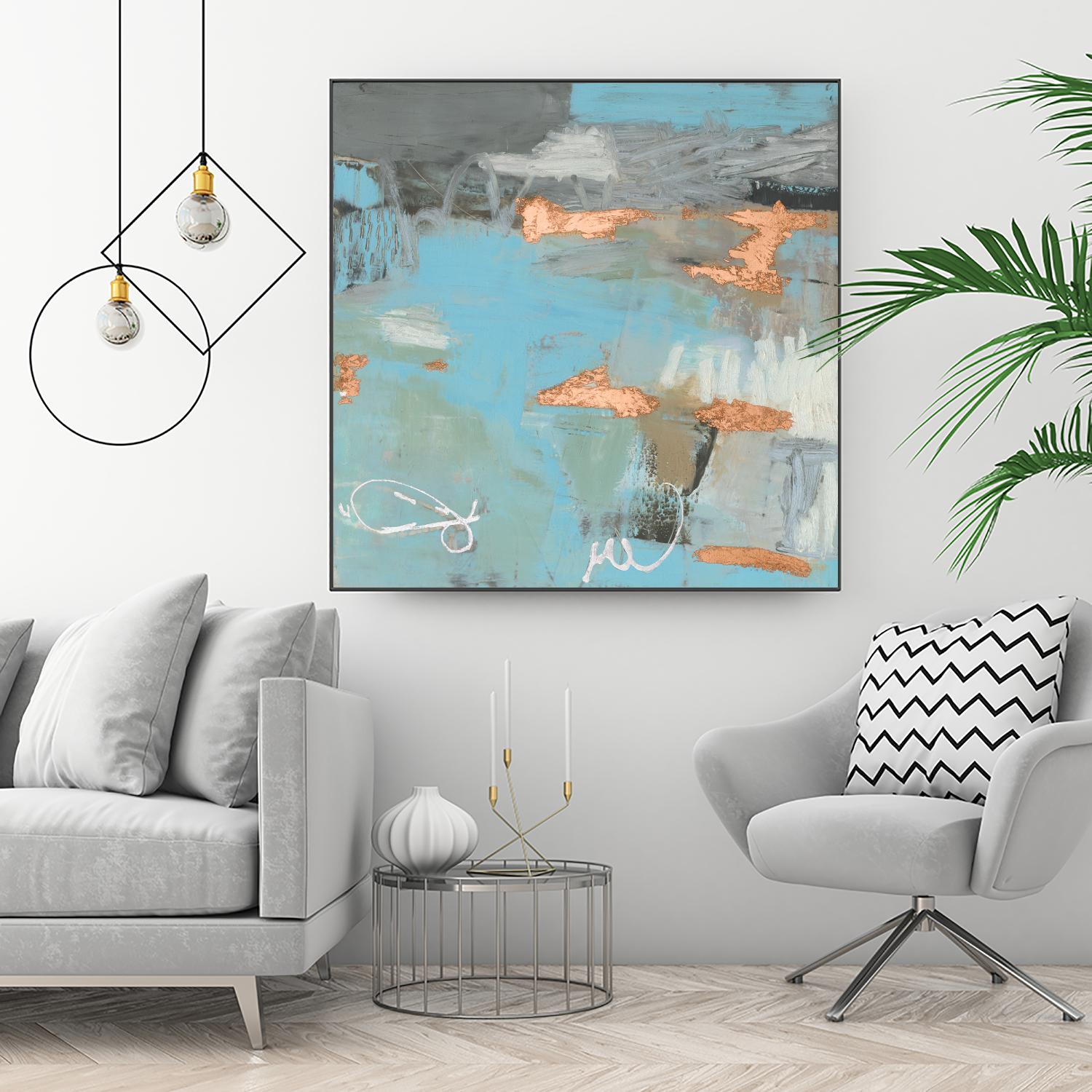 Thither III by Sue Jachimiec on GIANT ART - gold abstract abstract