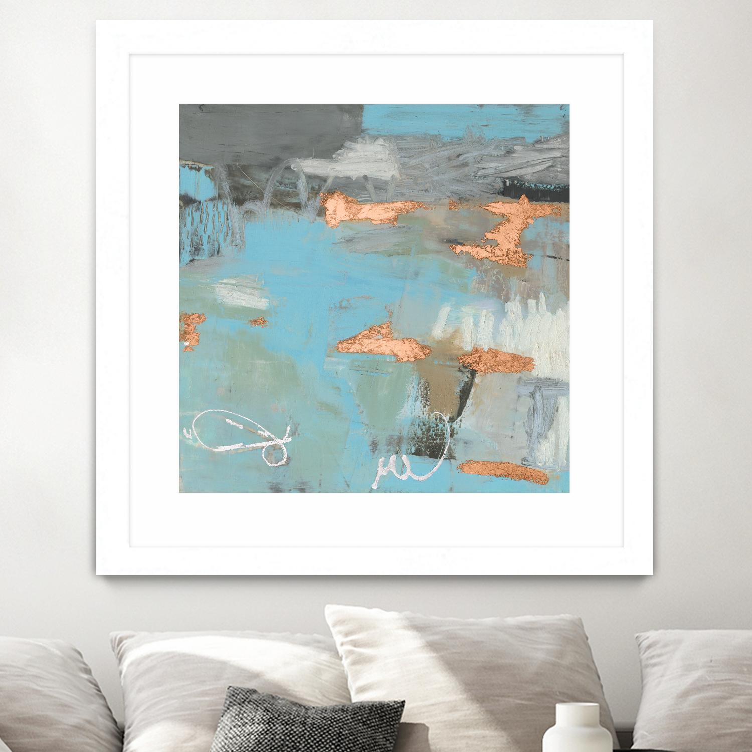 Thither III by Sue Jachimiec on GIANT ART - gold abstract abstract