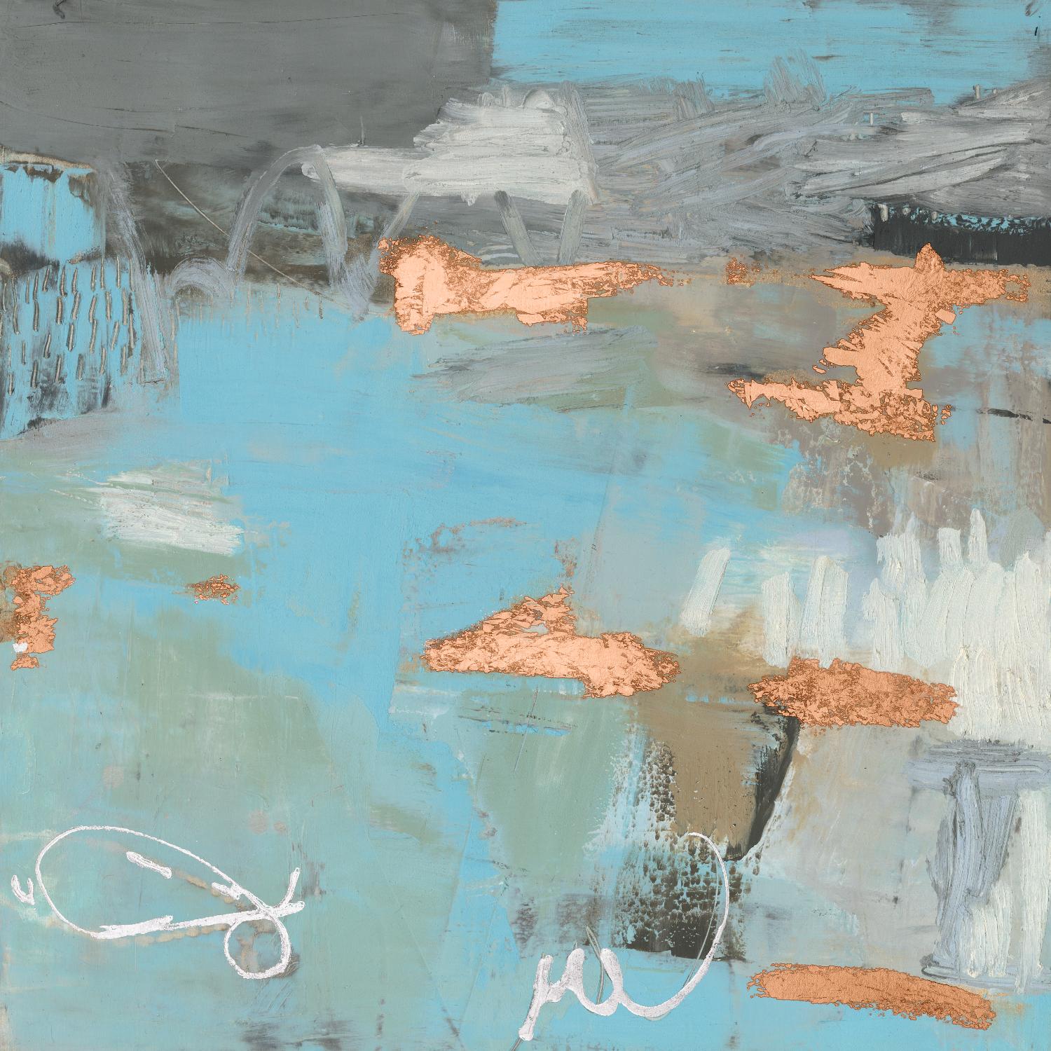 Thither III by Sue Jachimiec on GIANT ART - gold abstract abstract