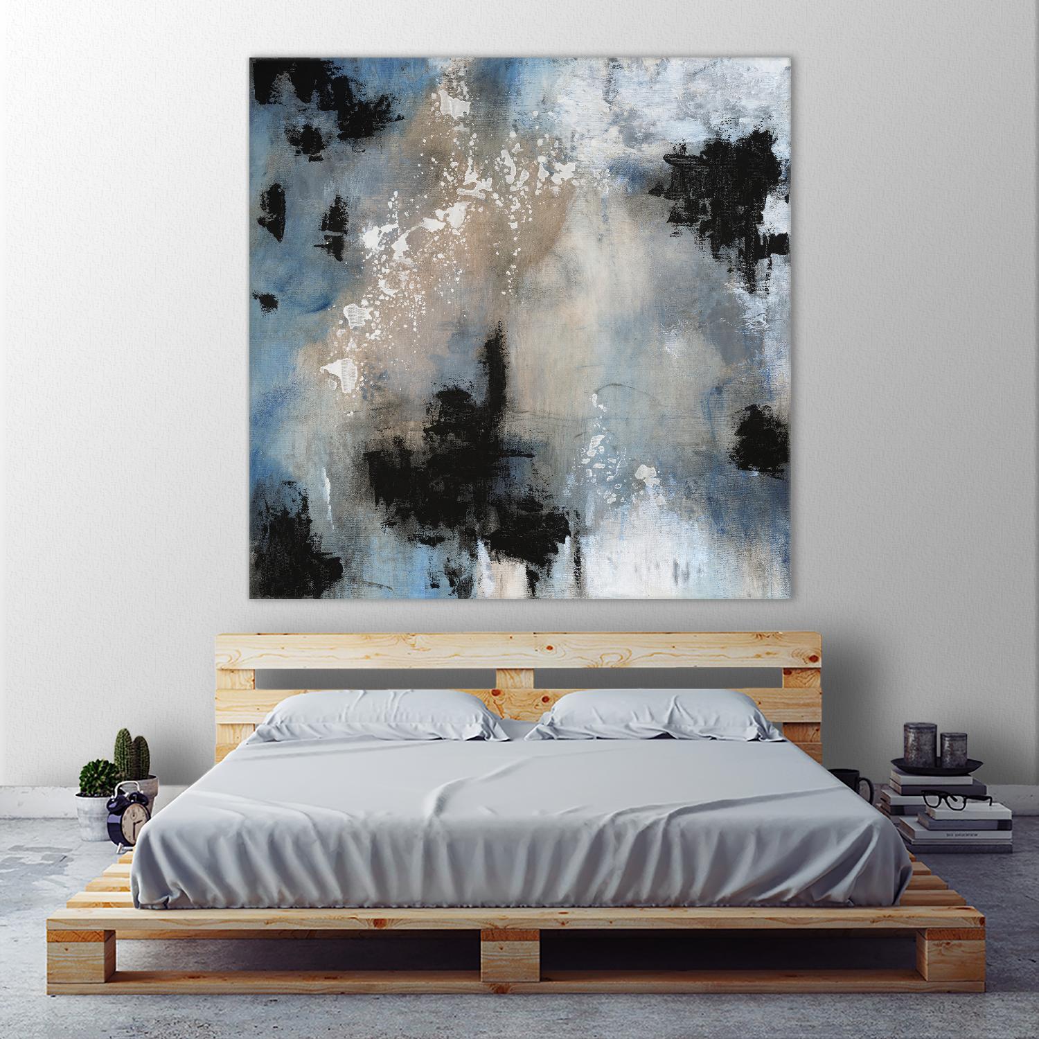 Embellished Shifting Motion II by Tim OToole on GIANT ART - blue abstract abstract