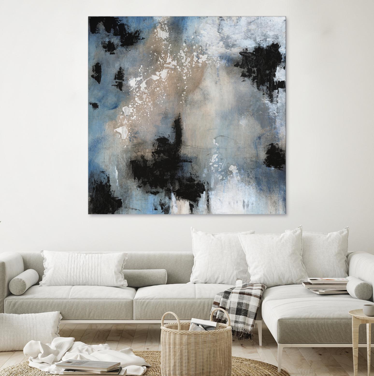 Embellished Shifting Motion II by Tim OToole on GIANT ART - blue abstract abstract