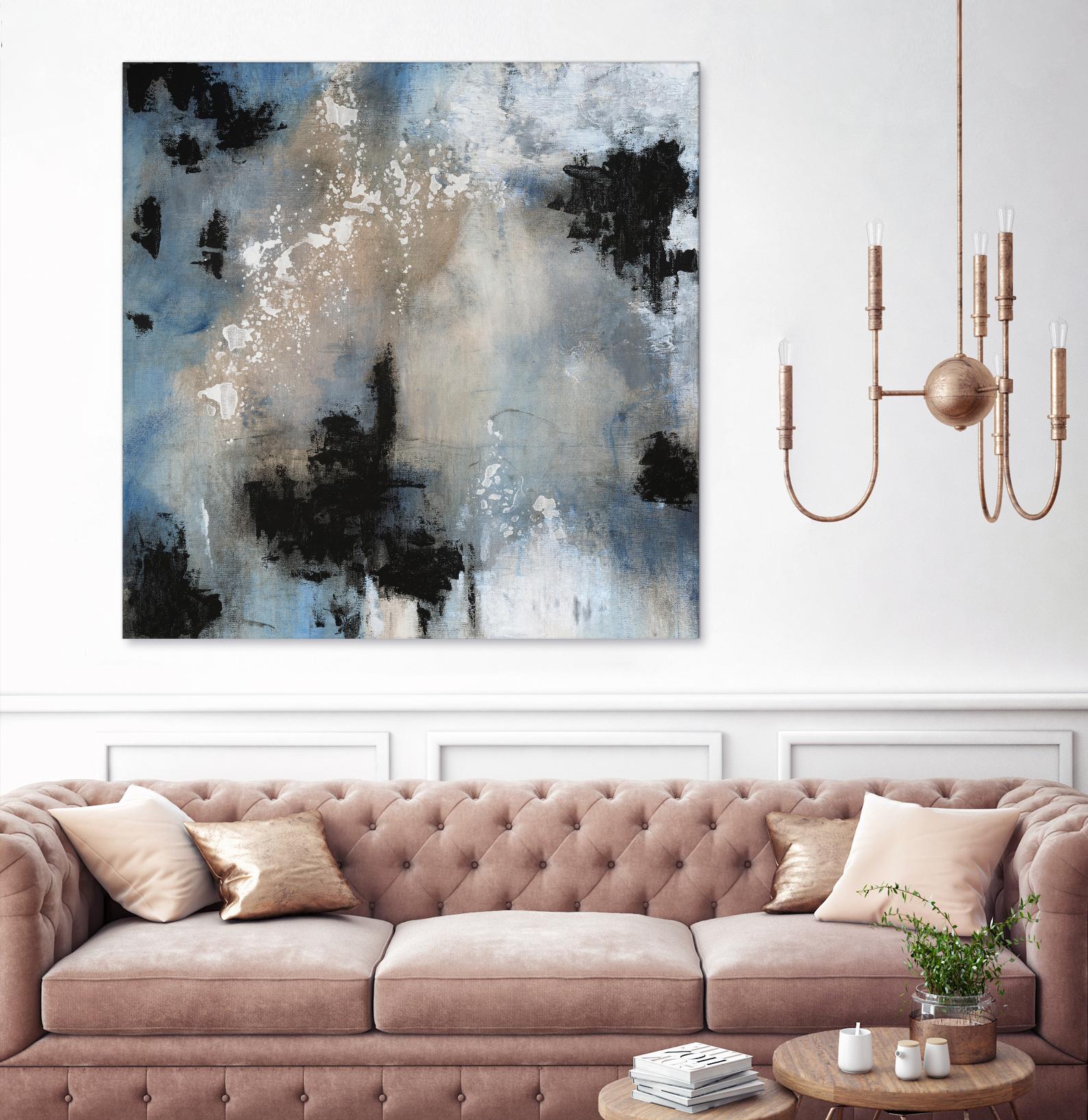 Embellished Shifting Motion II by Tim OToole on GIANT ART - blue abstract abstract