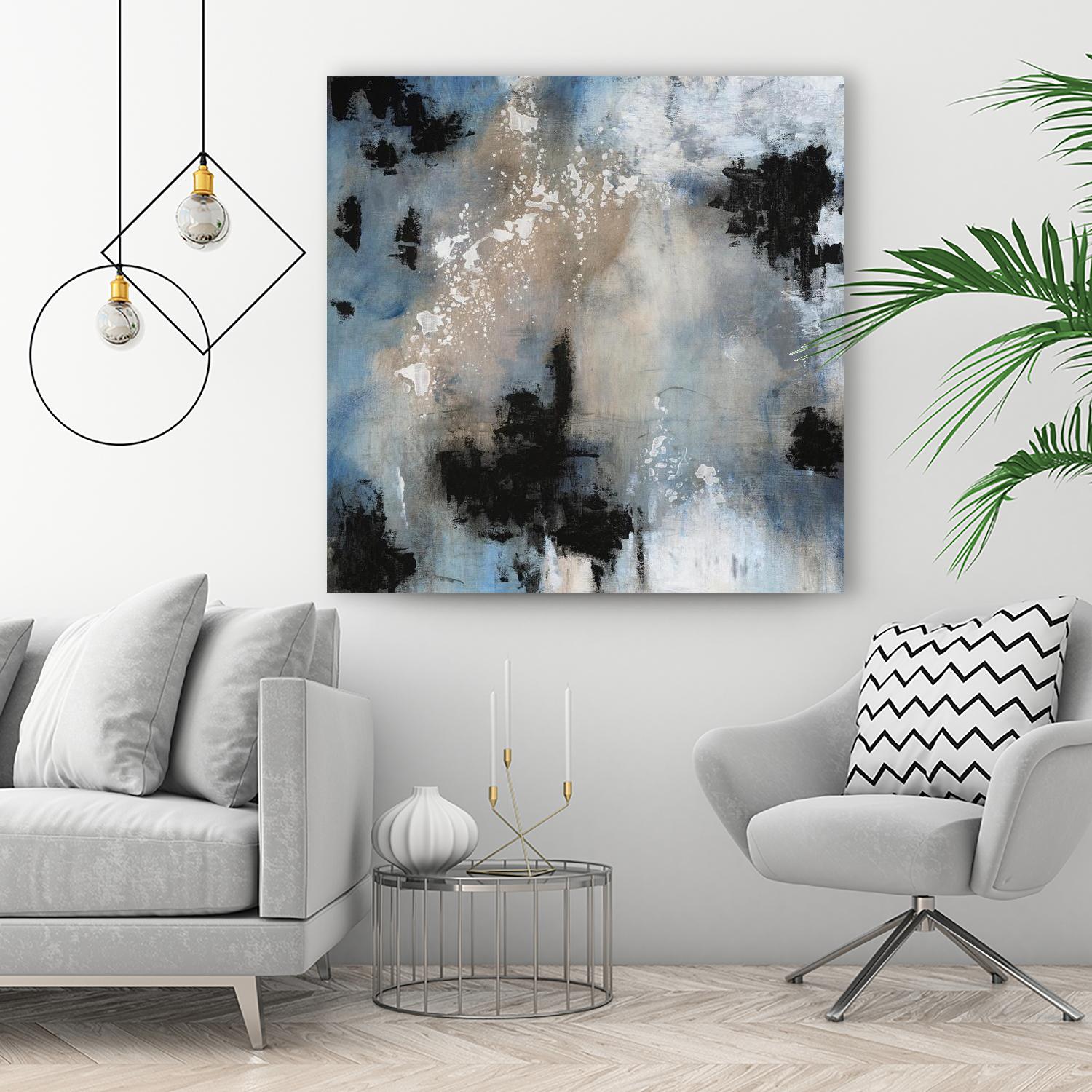 Embellished Shifting Motion II by Tim OToole on GIANT ART - blue abstract abstract