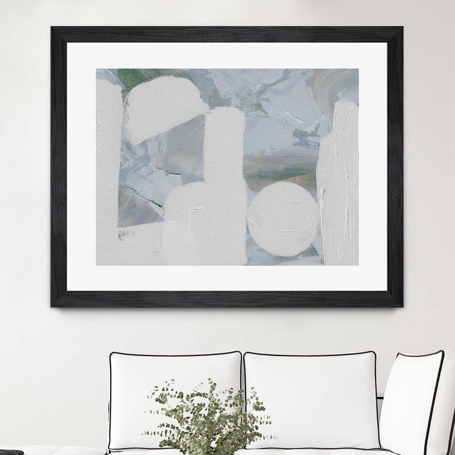 Saltwater Tide III by Melissa Wang on GIANT ART - green abstract abstract