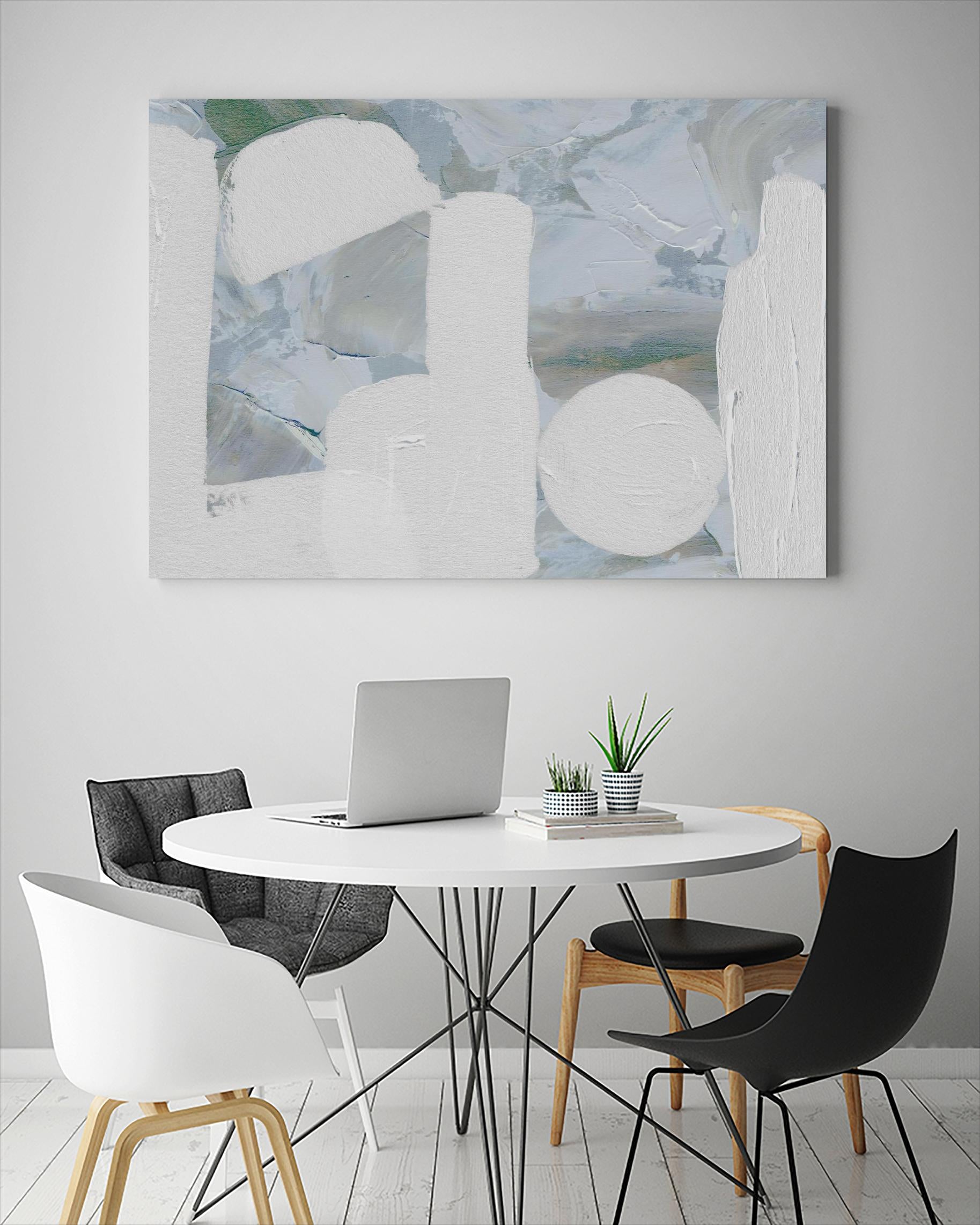 Saltwater Tide III by Melissa Wang on GIANT ART - green abstract abstract