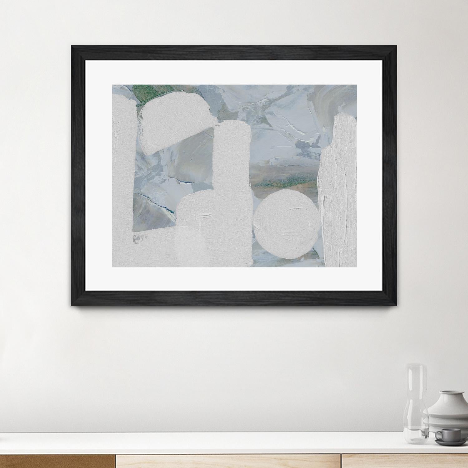 Saltwater Tide III by Melissa Wang on GIANT ART - green abstract abstract