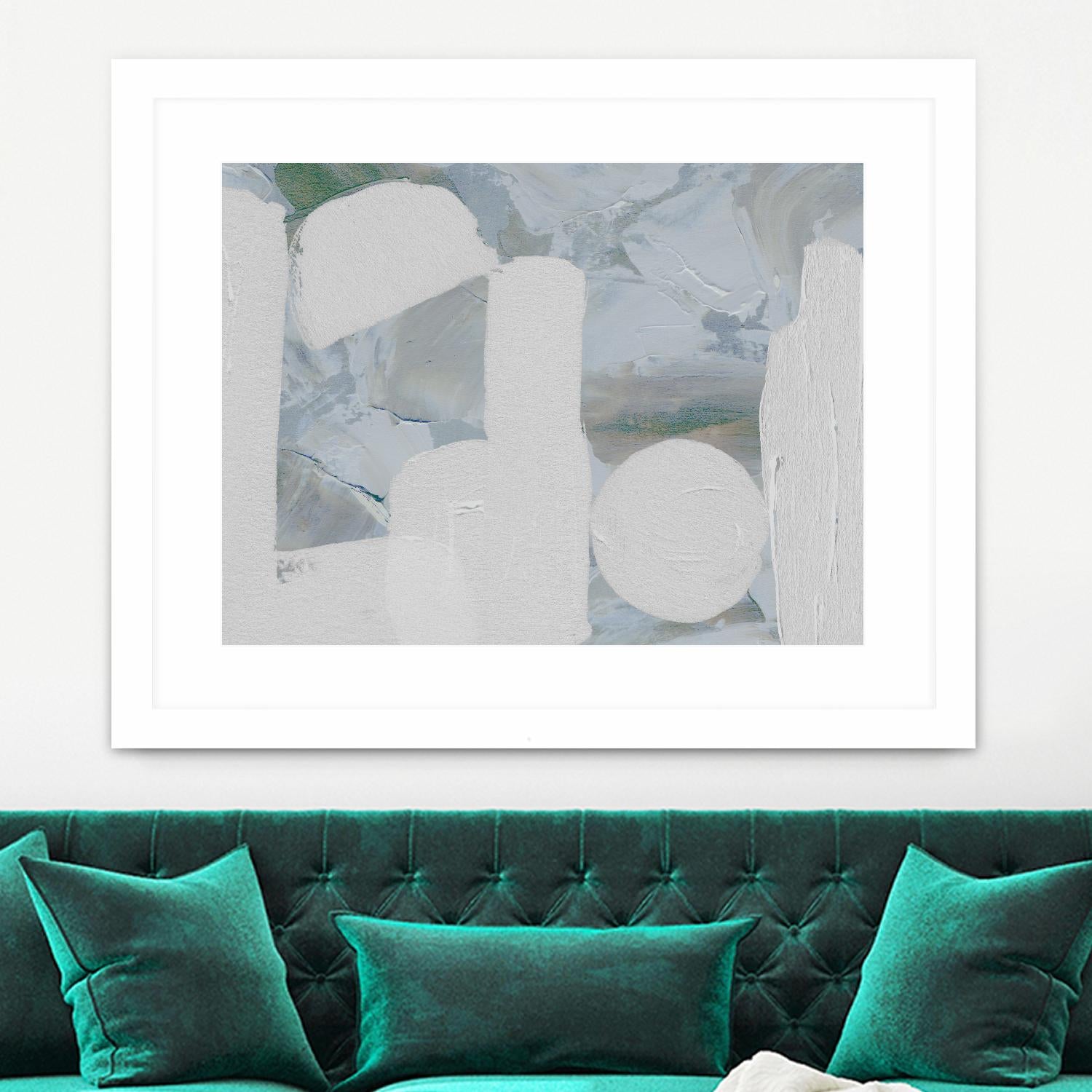 Saltwater Tide III by Melissa Wang on GIANT ART - green abstract abstract