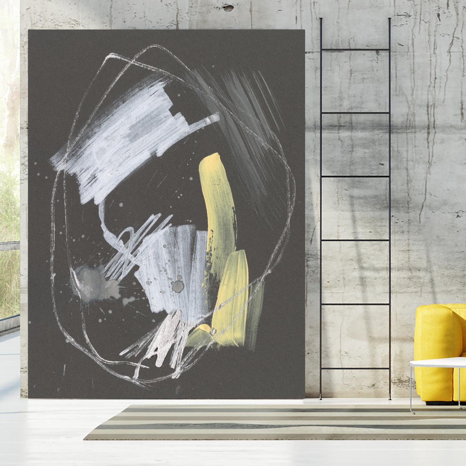 Sunny Marks I by Jennifer Goldberger on GIANT ART - grey abstract abstract