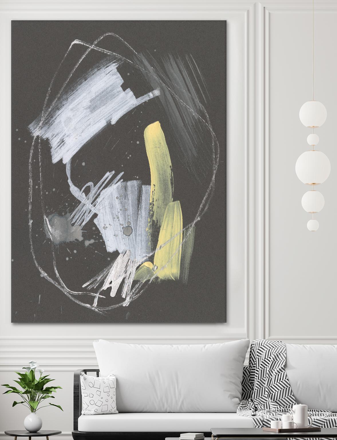 Sunny Marks I by Jennifer Goldberger on GIANT ART - grey abstract abstract