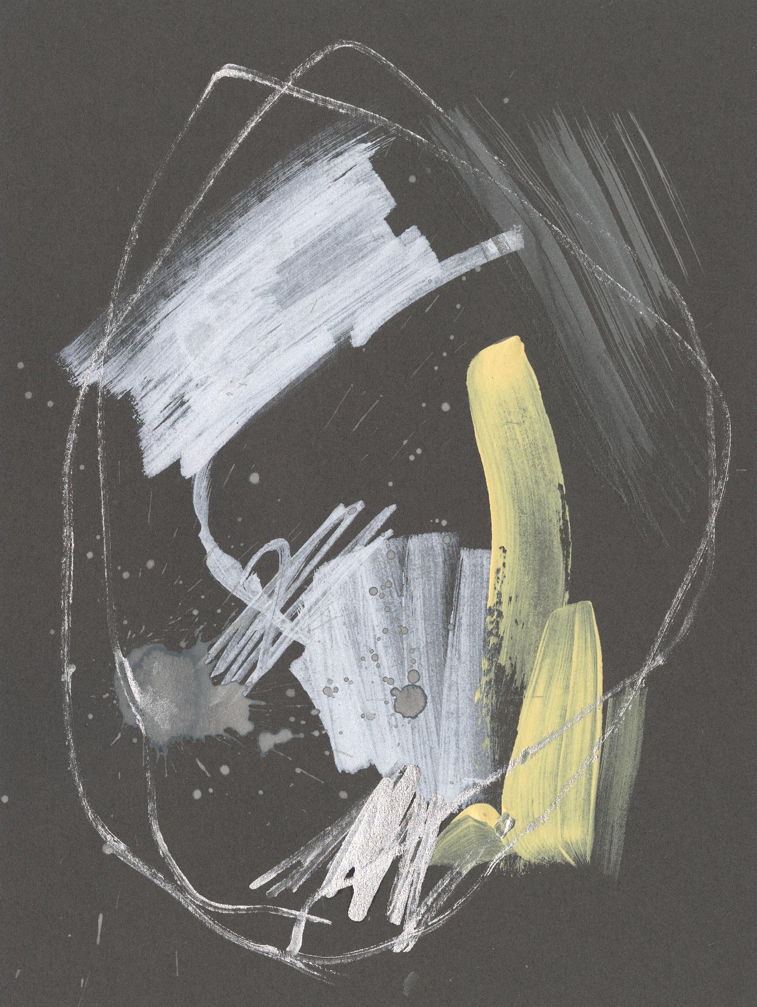 Sunny Marks I by Jennifer Goldberger on GIANT ART - grey abstract abstract