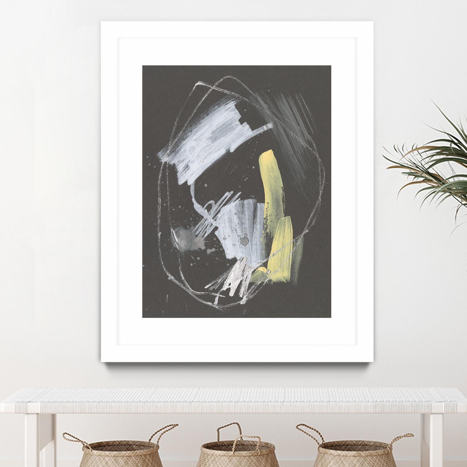 Sunny Marks I by Jennifer Goldberger on GIANT ART - grey abstract abstract