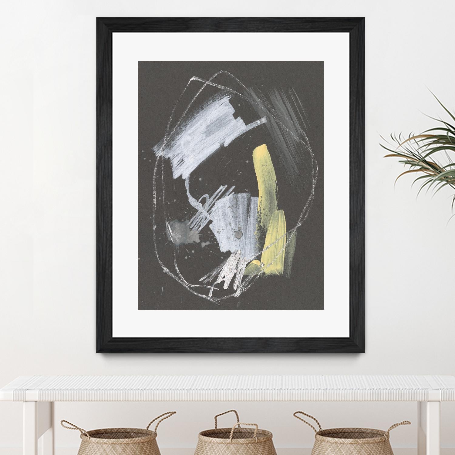 Sunny Marks I by Jennifer Goldberger on GIANT ART - grey abstract abstract