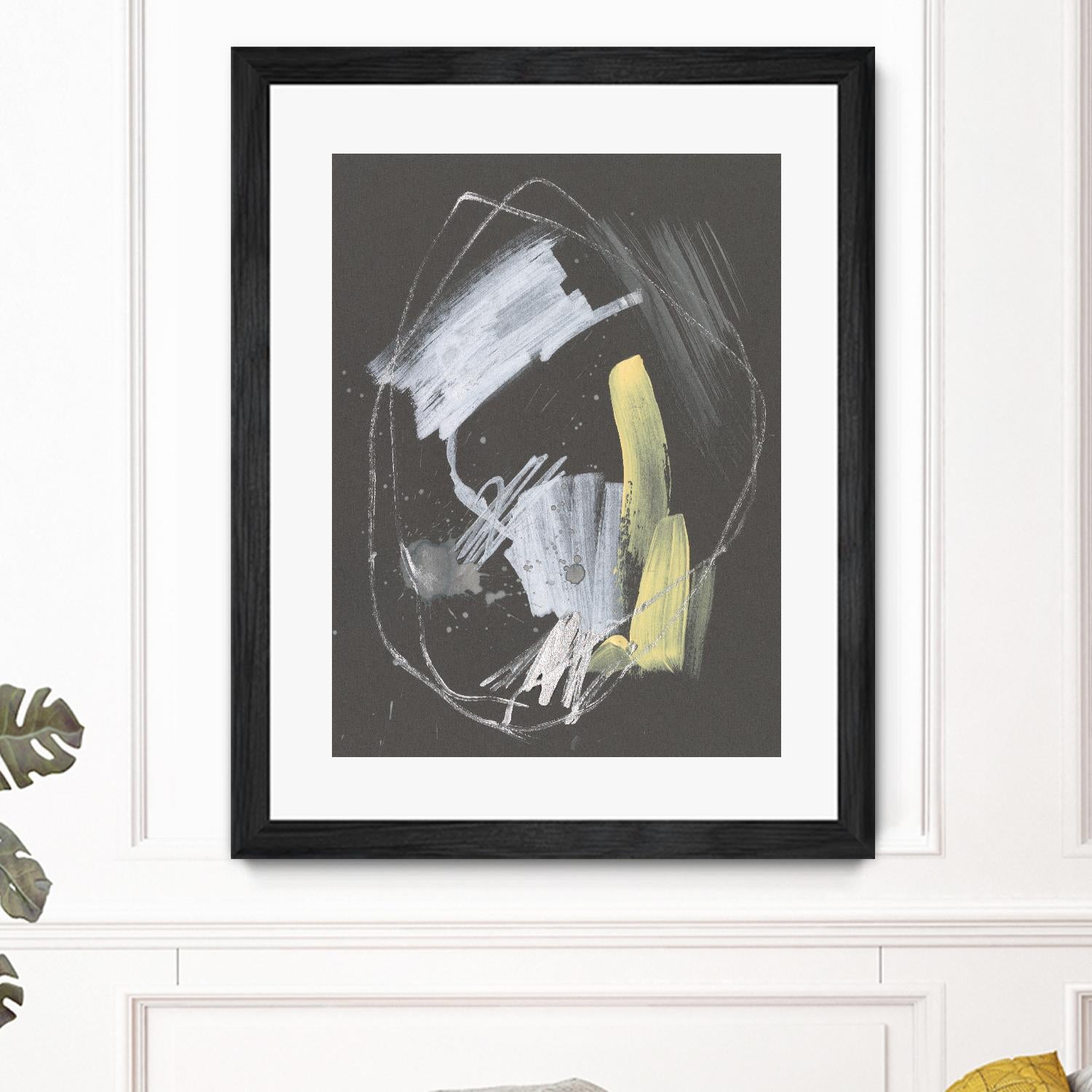 Sunny Marks I by Jennifer Goldberger on GIANT ART - grey abstract abstract