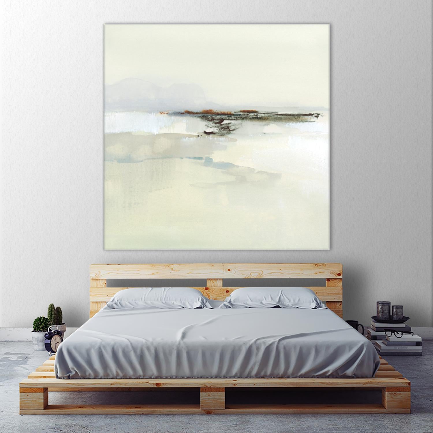 Atmospheric Edge I by Victoria Barnes on GIANT ART - beige abstract abstract