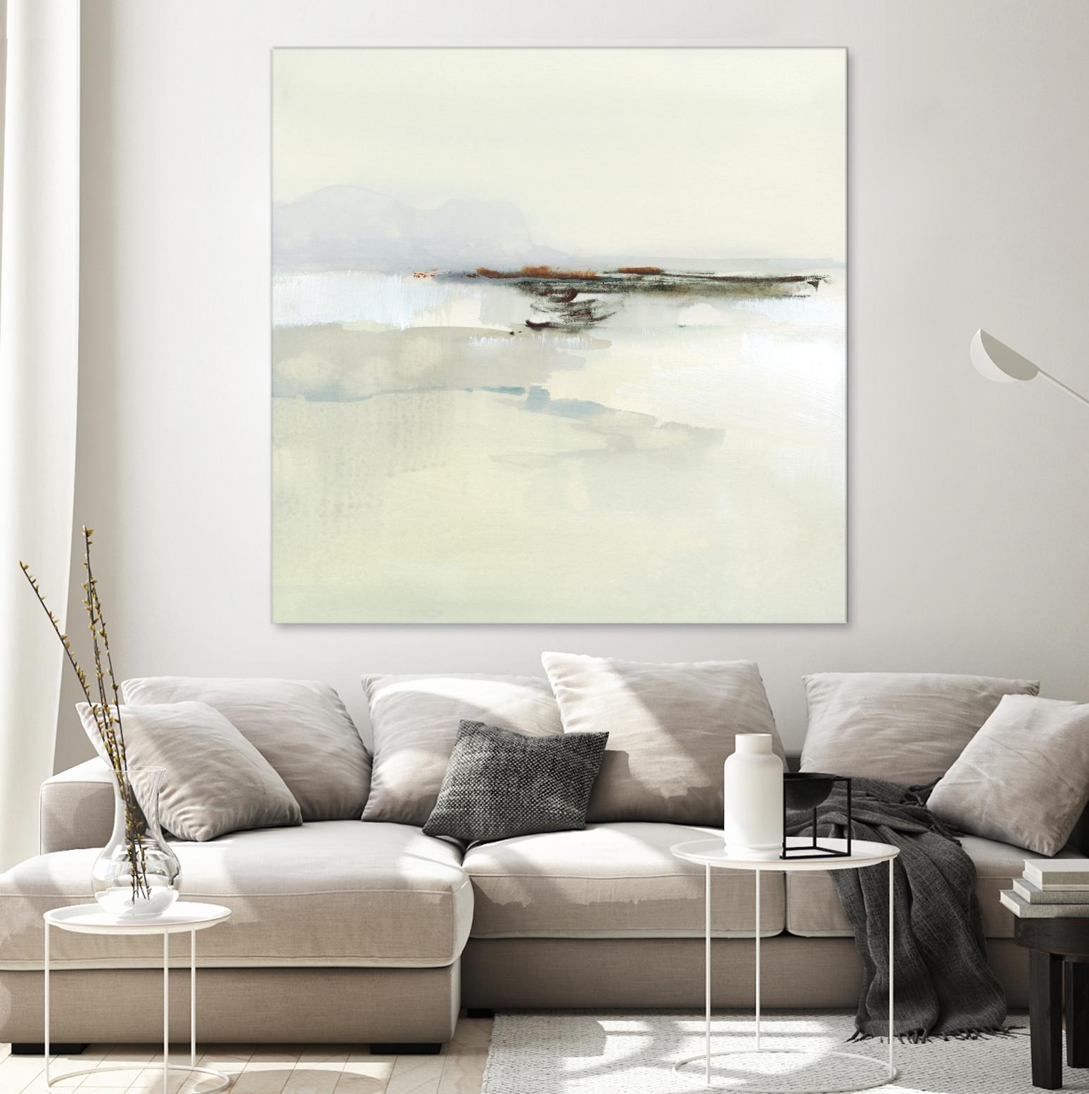 Atmospheric Edge I by Victoria Barnes on GIANT ART - beige abstract abstract