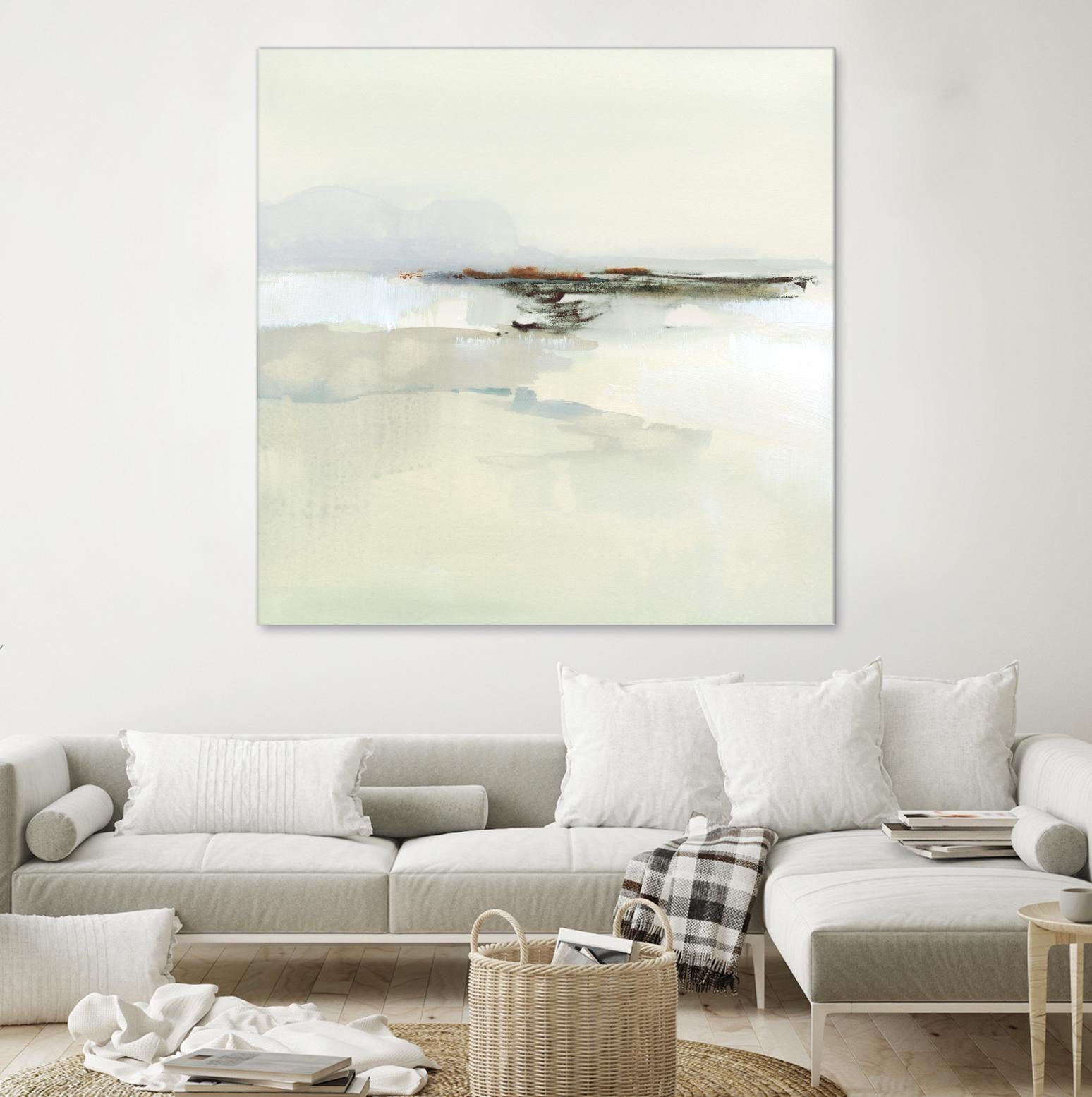 Atmospheric Edge I by Victoria Barnes on GIANT ART - beige abstract abstract