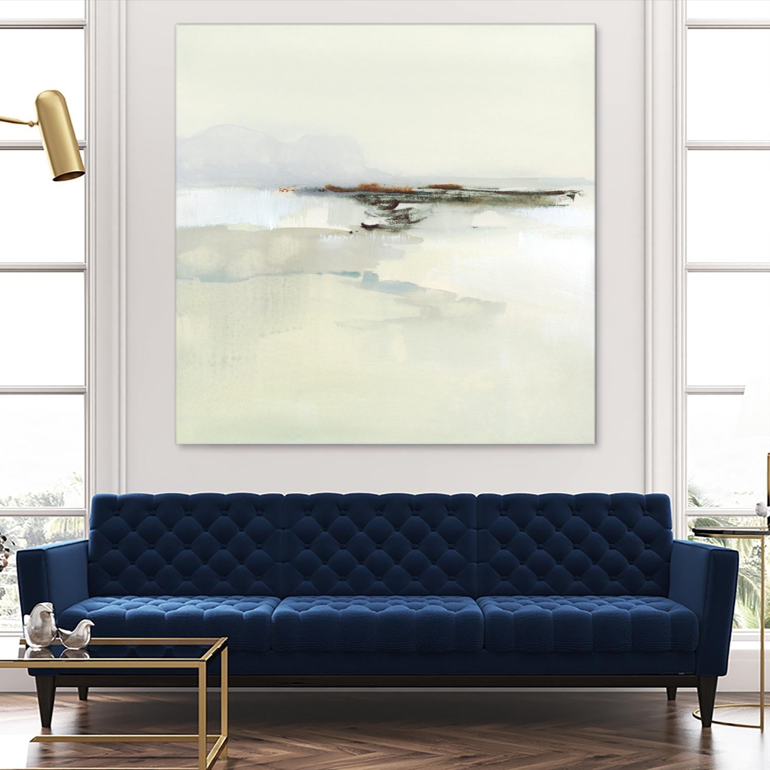 Atmospheric Edge I by Victoria Barnes on GIANT ART - beige abstract abstract