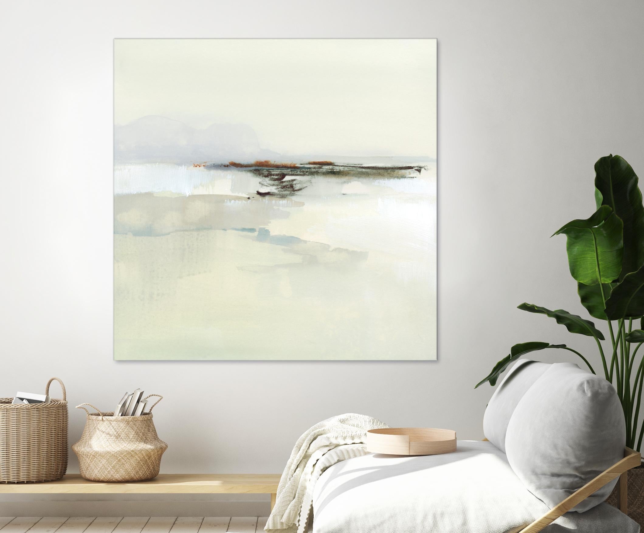 Atmospheric Edge I by Victoria Barnes on GIANT ART - beige abstract abstract