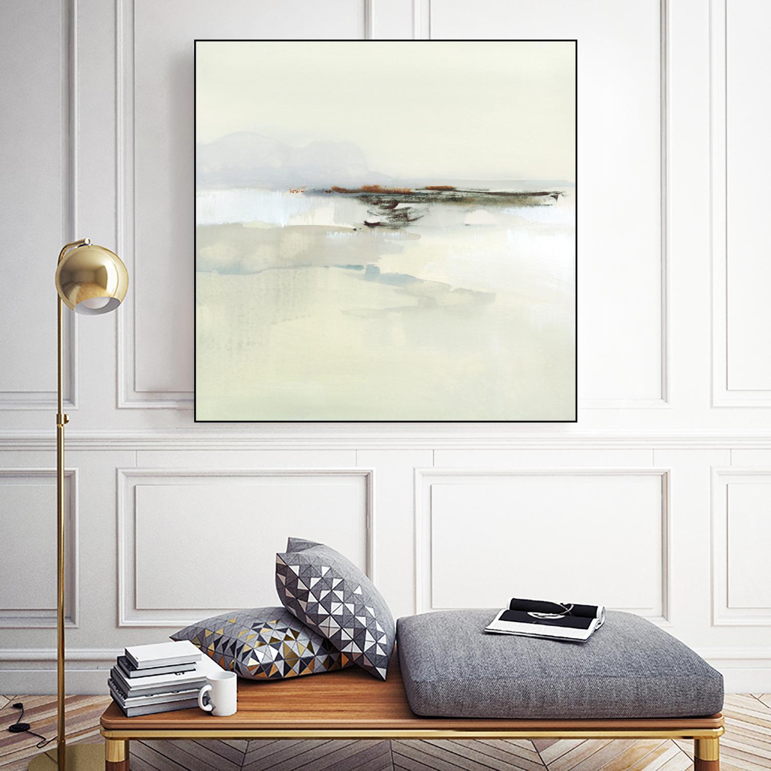 Atmospheric Edge I by Victoria Barnes on GIANT ART - beige abstract abstract