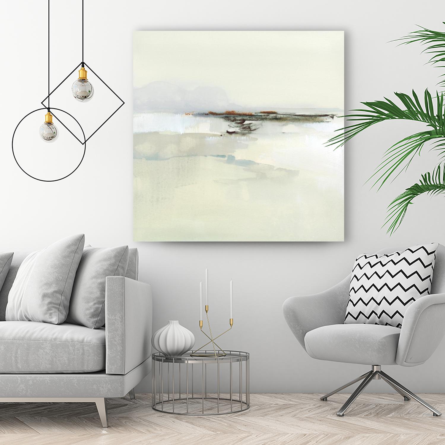 Atmospheric Edge I by Victoria Barnes on GIANT ART - beige abstract abstract