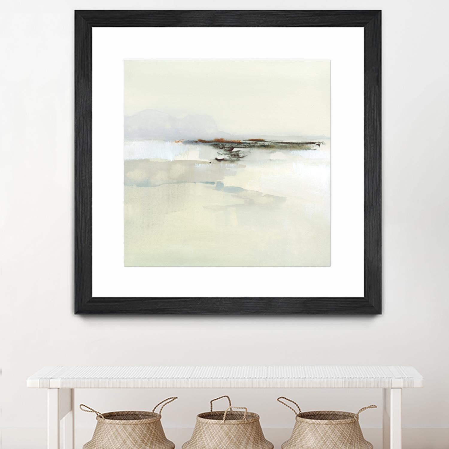 Atmospheric Edge I by Victoria Barnes on GIANT ART - beige abstract abstract