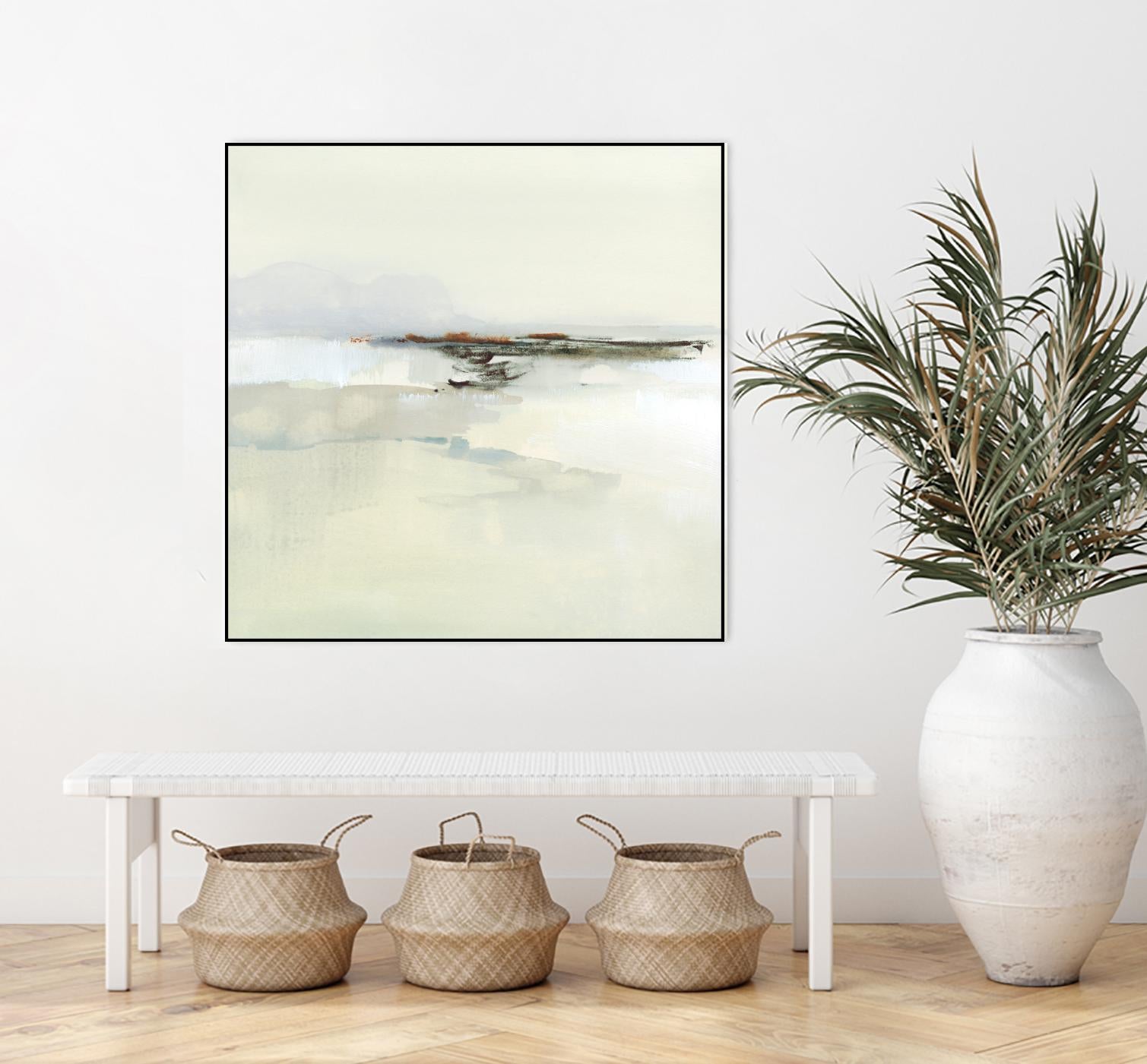 Atmospheric Edge I by Victoria Barnes on GIANT ART - beige abstract abstract