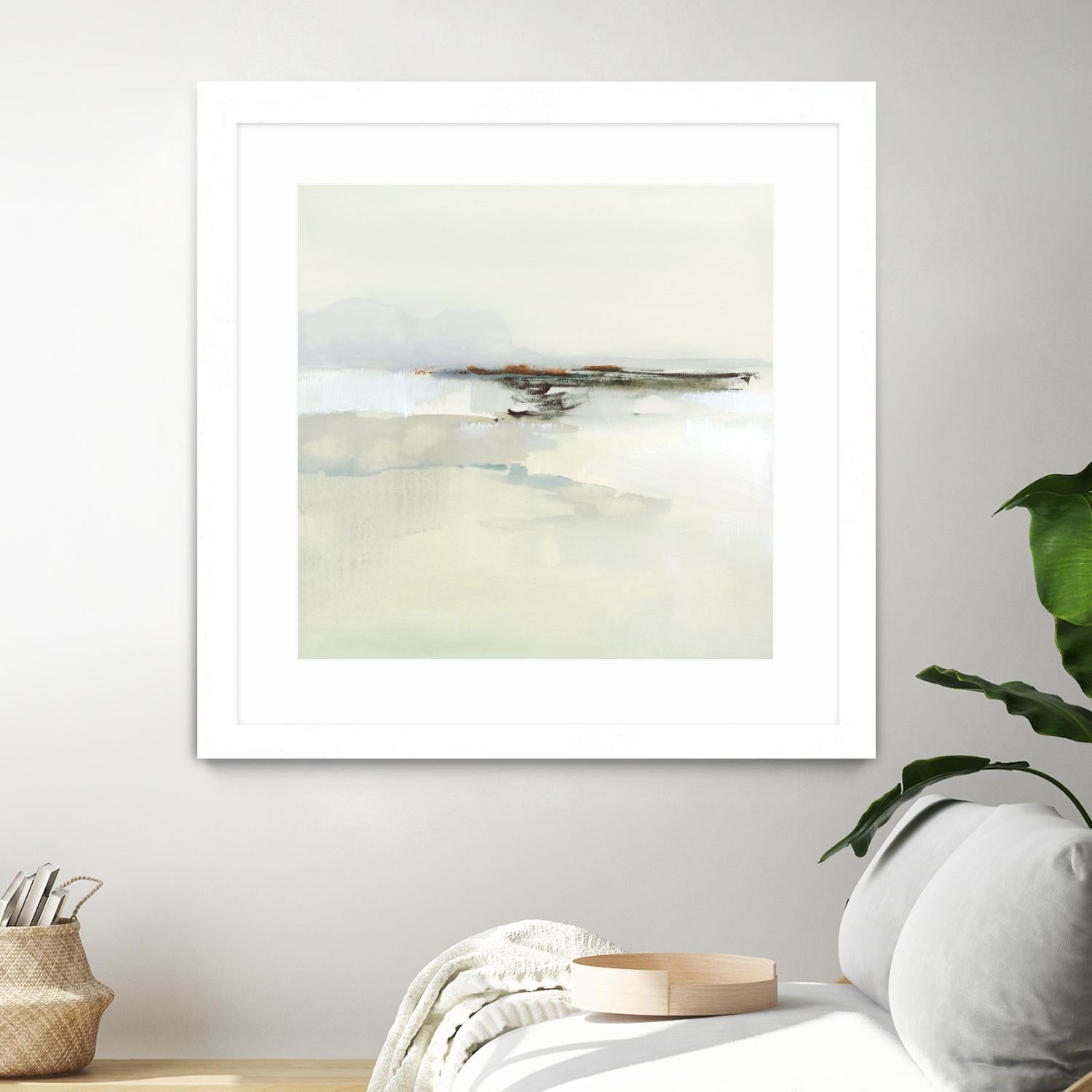 Atmospheric Edge I by Victoria Barnes on GIANT ART - beige abstract abstract