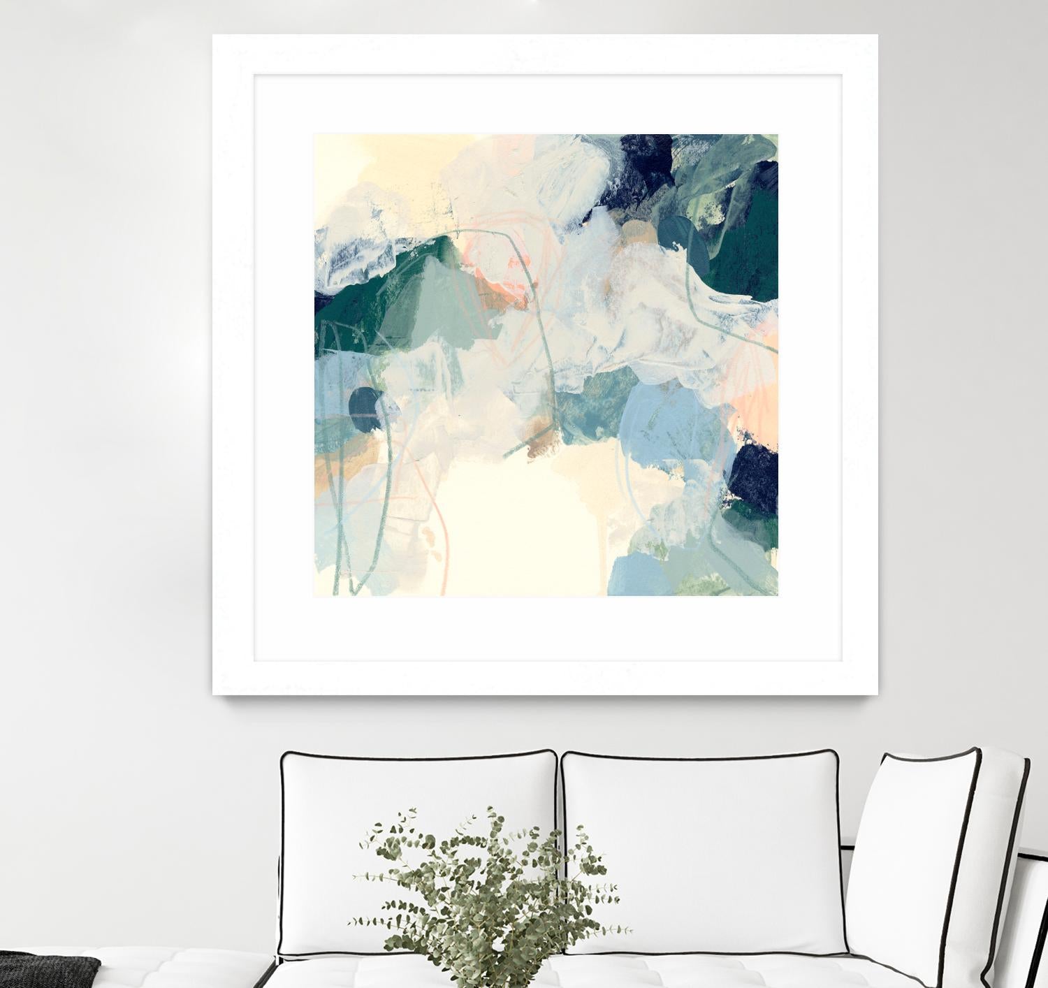 Cloud Gesture II by June Vess on GIANT ART - beige abstract abstract