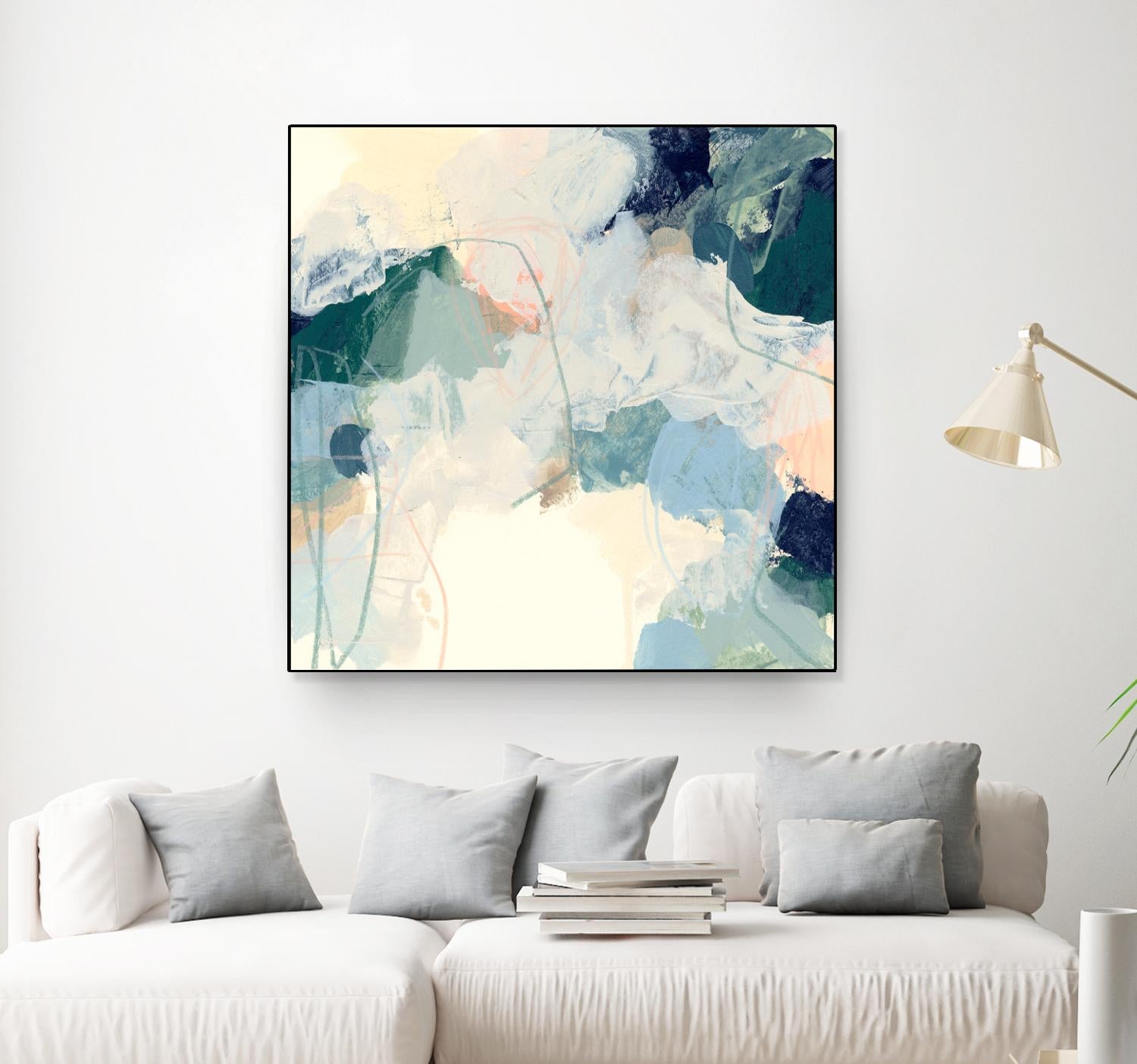 Cloud Gesture II by June Vess on GIANT ART - beige abstract abstract