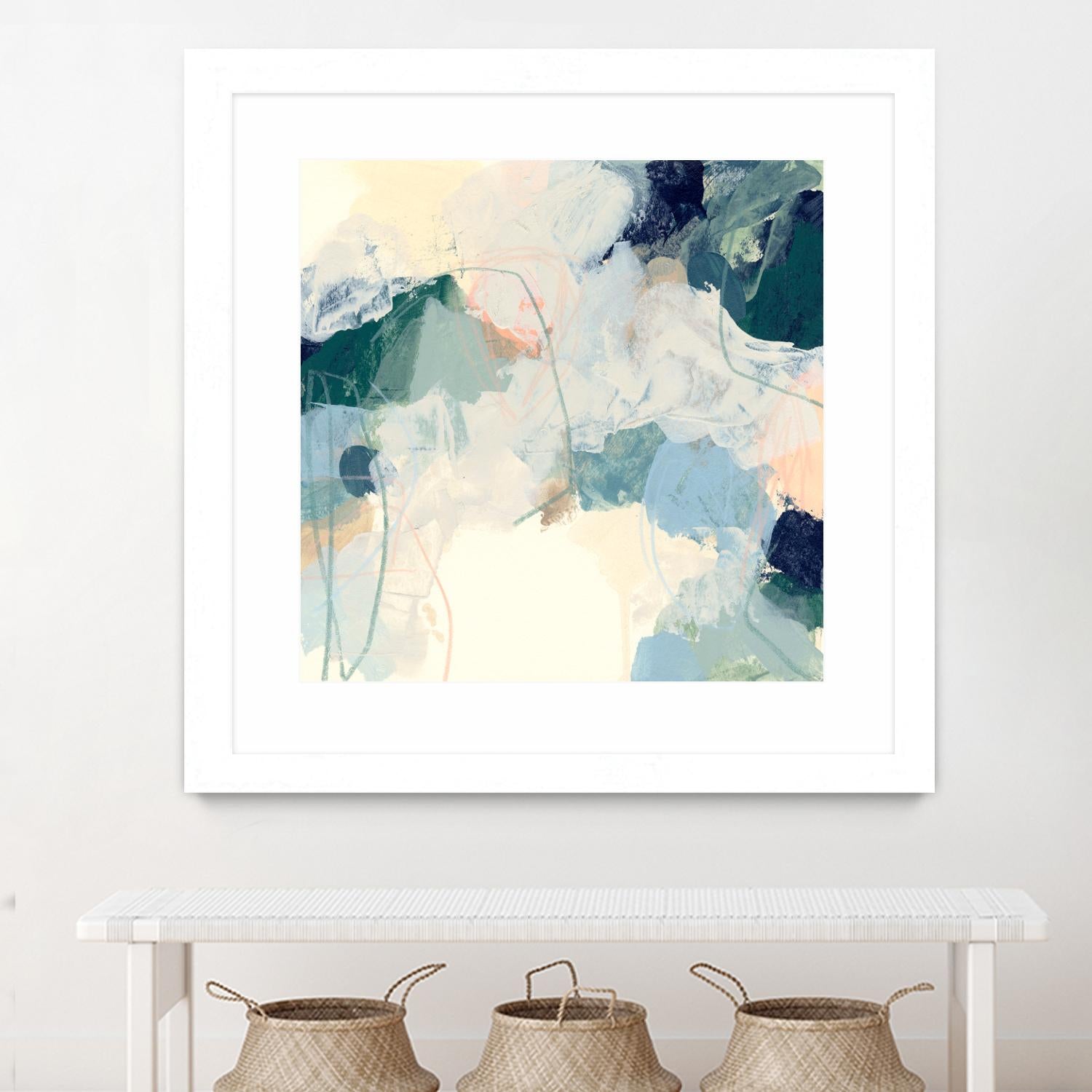 Cloud Gesture II by June Vess on GIANT ART - beige abstract abstract