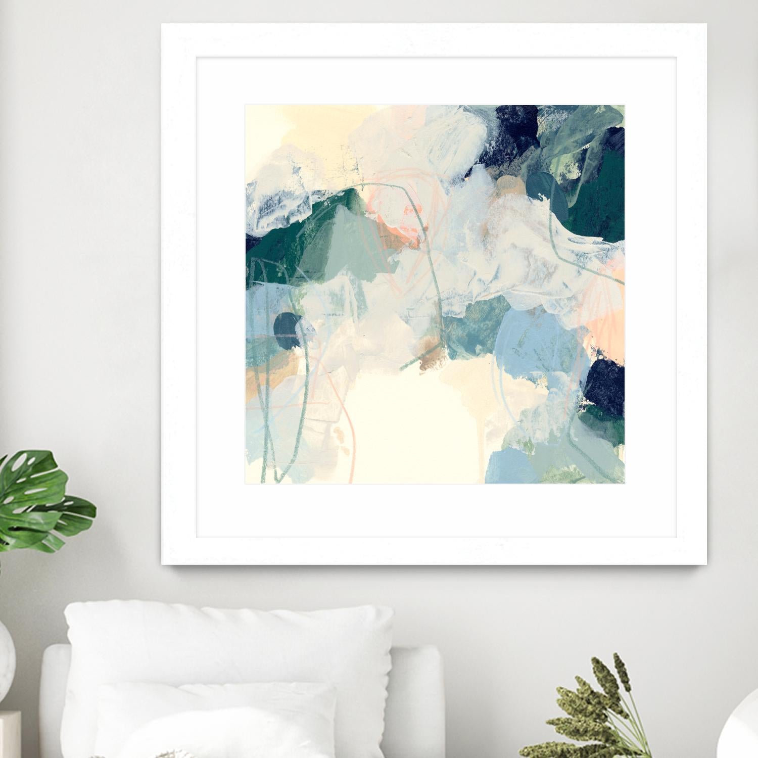 Cloud Gesture II by June Vess on GIANT ART - beige abstract abstract