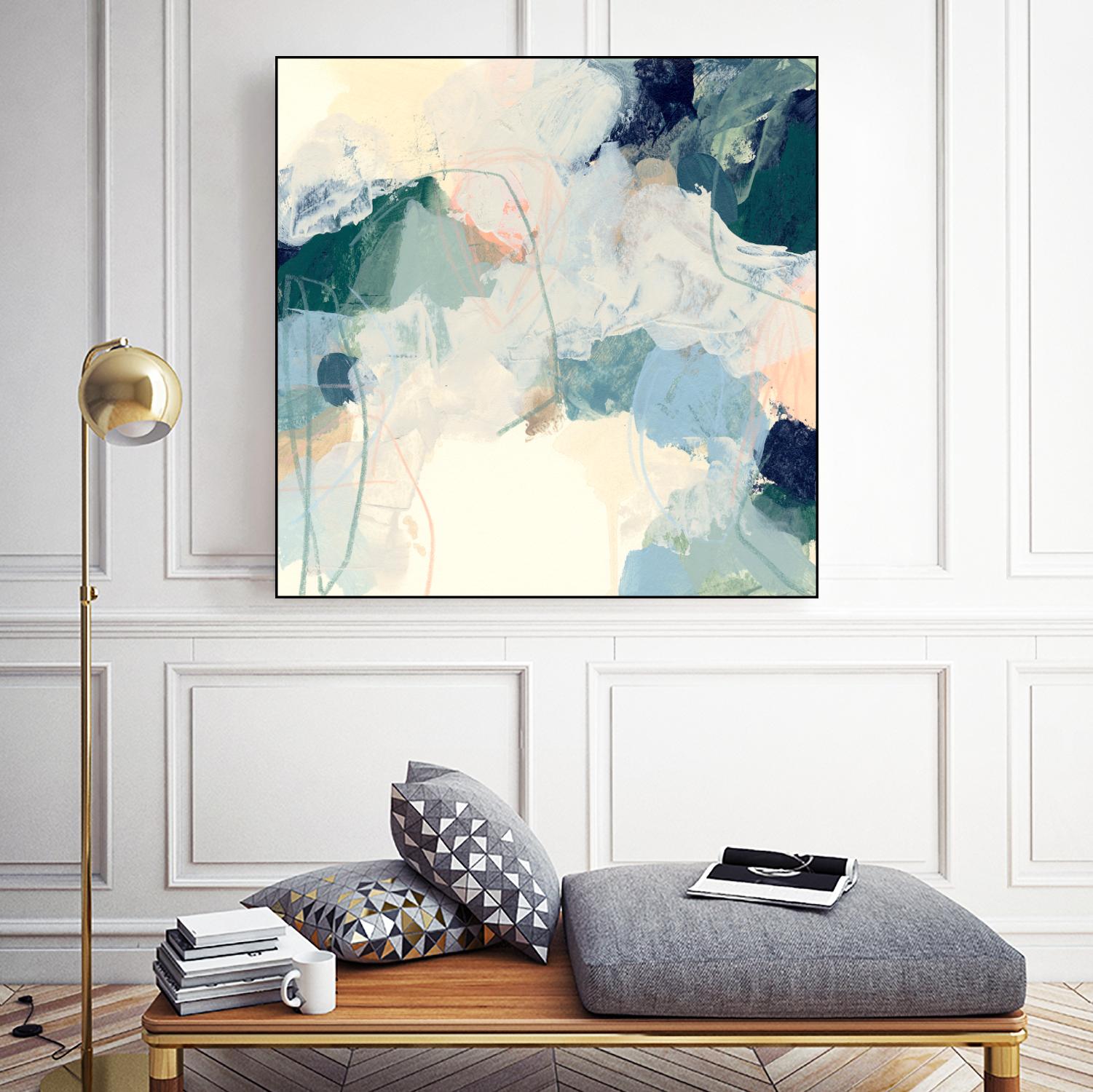 Cloud Gesture II by June Vess on GIANT ART - beige abstract abstract