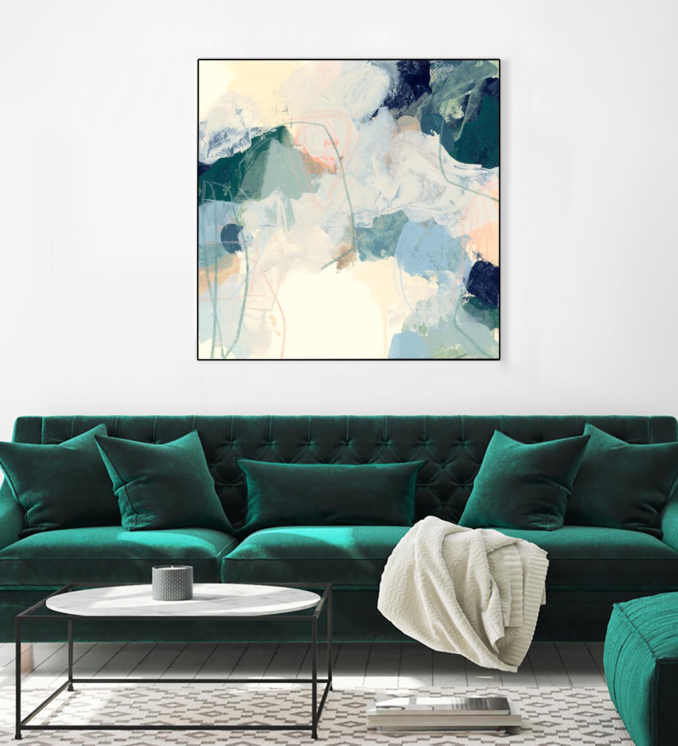 Cloud Gesture II by June Vess on GIANT ART - beige abstract abstract