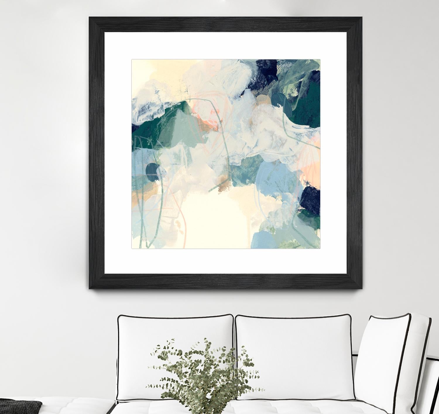 Cloud Gesture II by June Vess on GIANT ART - beige abstract abstract