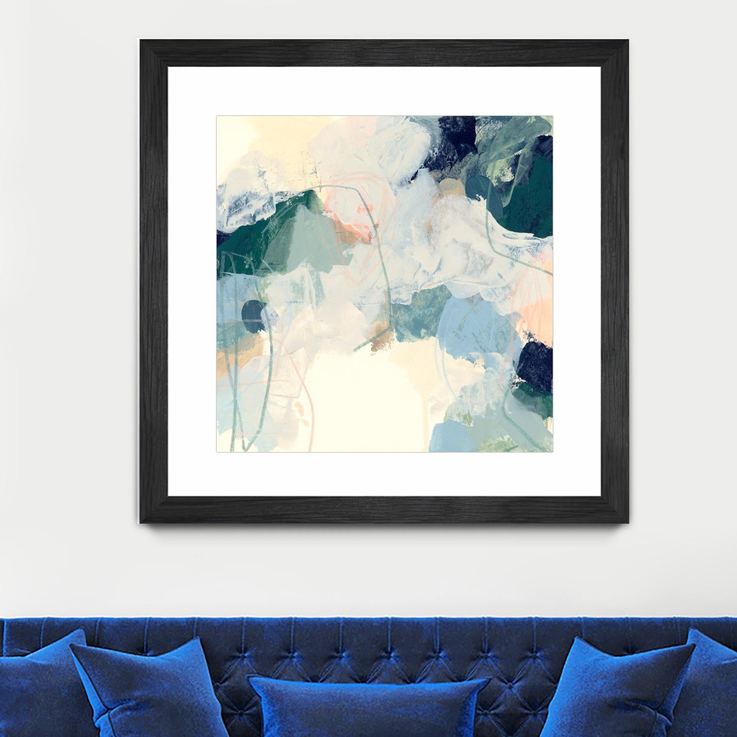 Cloud Gesture II by June Vess on GIANT ART - beige abstract abstract