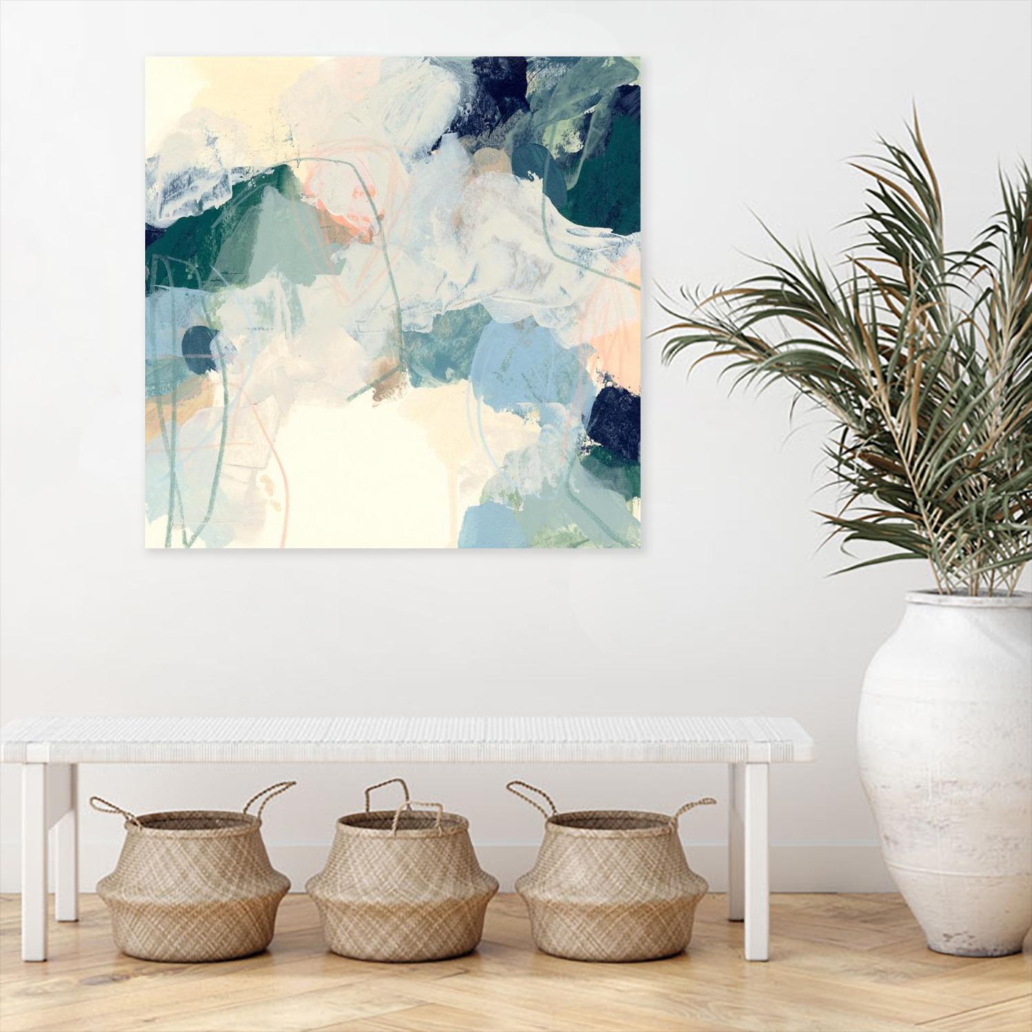 Cloud Gesture II by June Vess on GIANT ART - beige abstract abstract