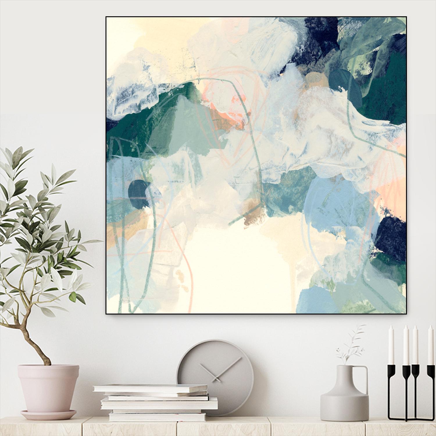 Cloud Gesture II by June Vess on GIANT ART - beige abstract abstract