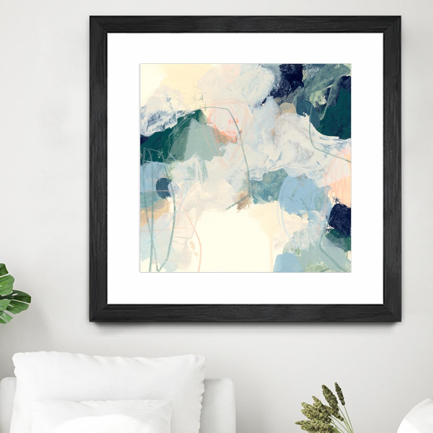 Cloud Gesture II by June Vess on GIANT ART - beige abstract abstract