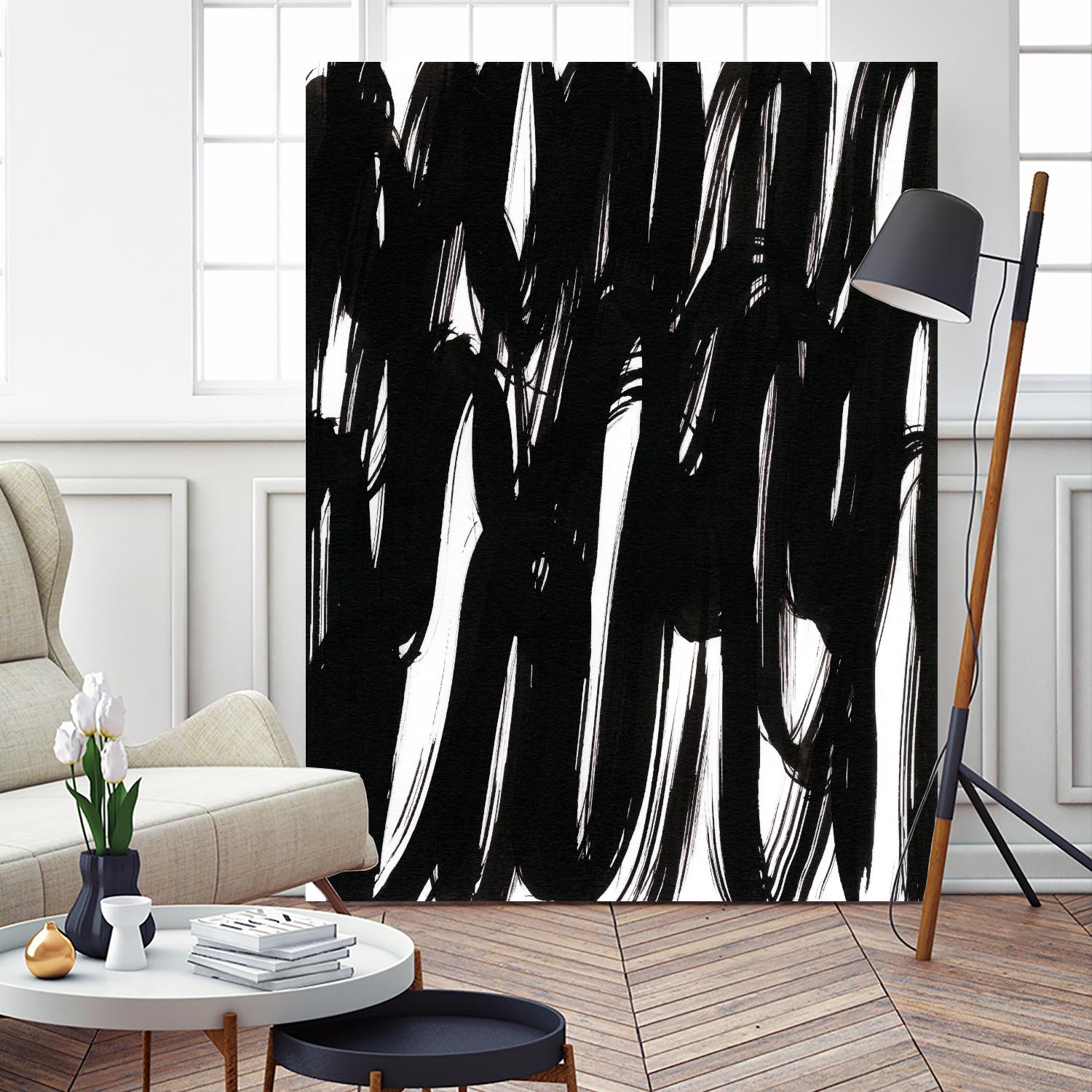 Ink Scribble I by Jodi Fuchs on GIANT ART - white abstract abstract