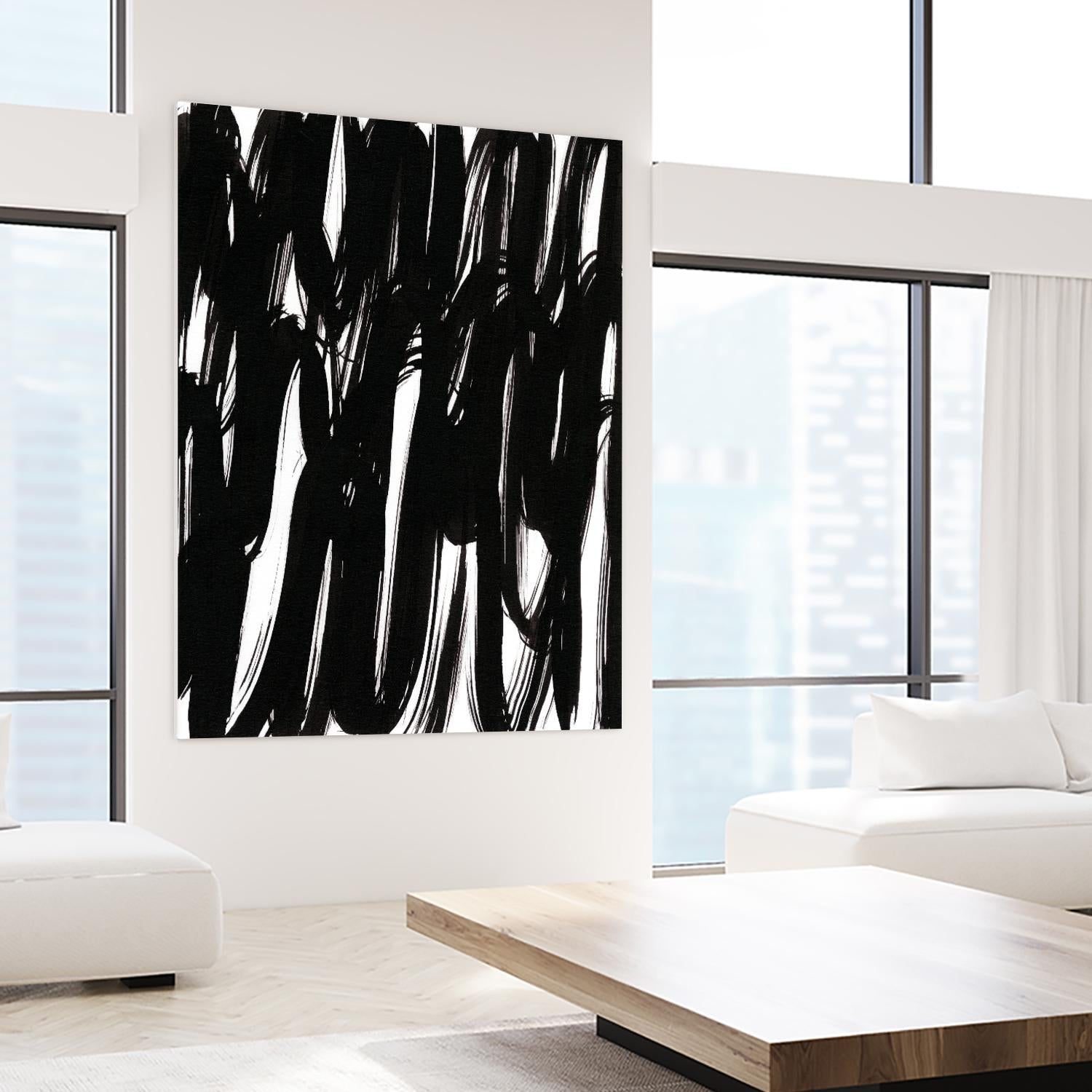 Ink Scribble I by Jodi Fuchs on GIANT ART - white abstract abstract