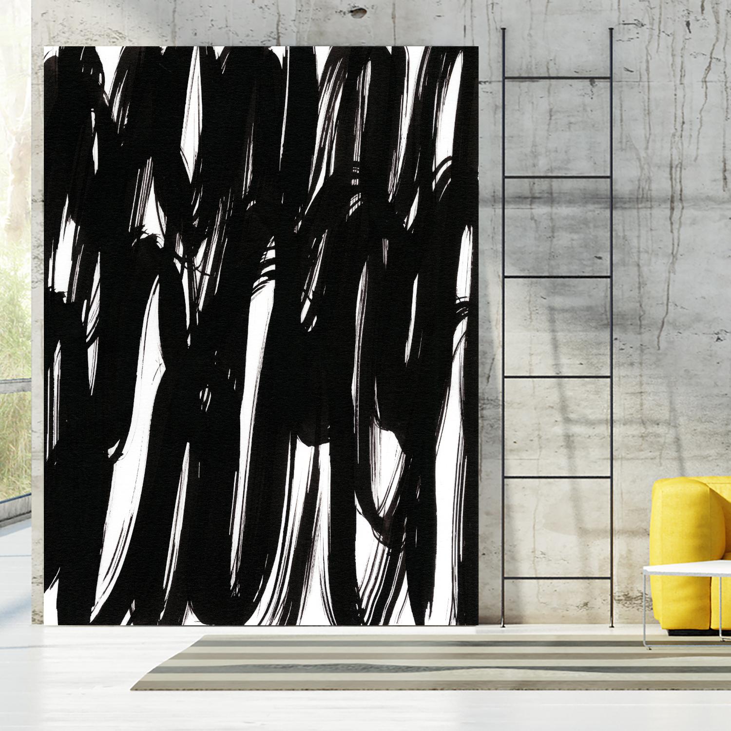 Ink Scribble I by Jodi Fuchs on GIANT ART - white abstract abstract