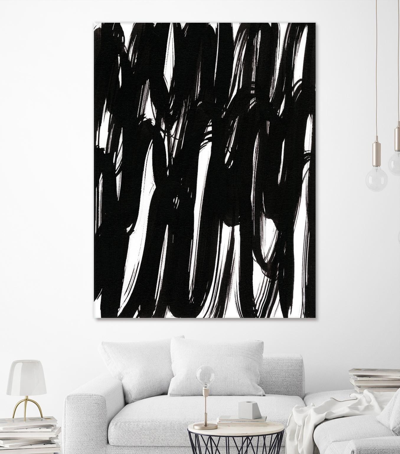 Ink Scribble I by Jodi Fuchs on GIANT ART - white abstract abstract