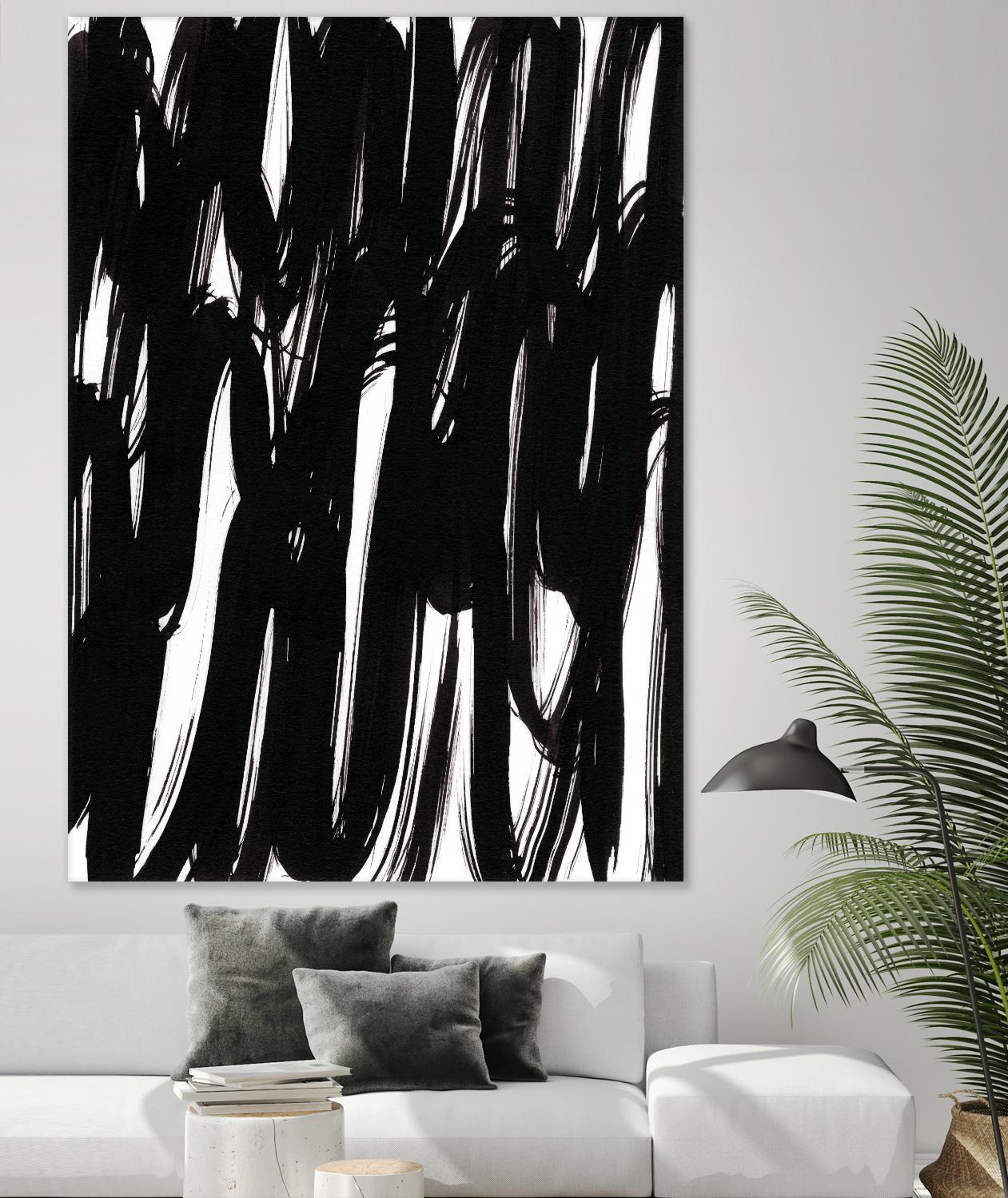 Ink Scribble I by Jodi Fuchs on GIANT ART - white abstract abstract