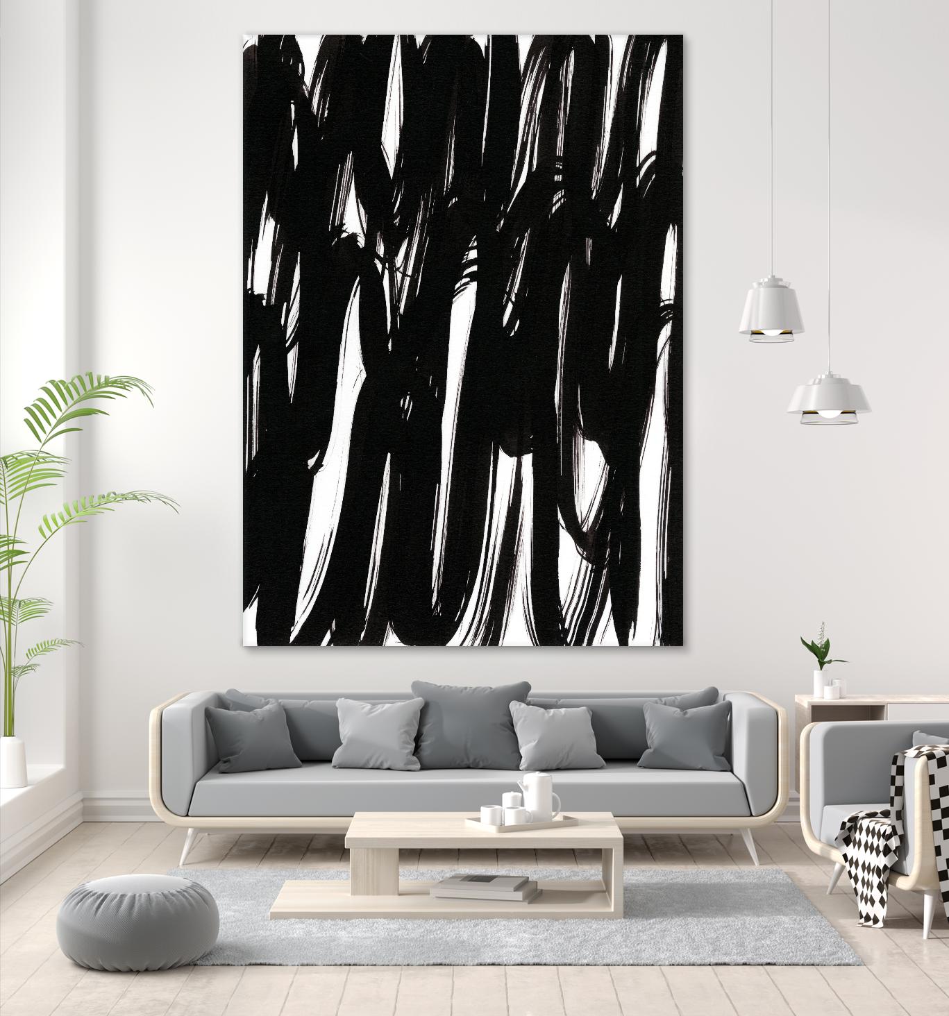 Ink Scribble I by Jodi Fuchs on GIANT ART - white abstract abstract