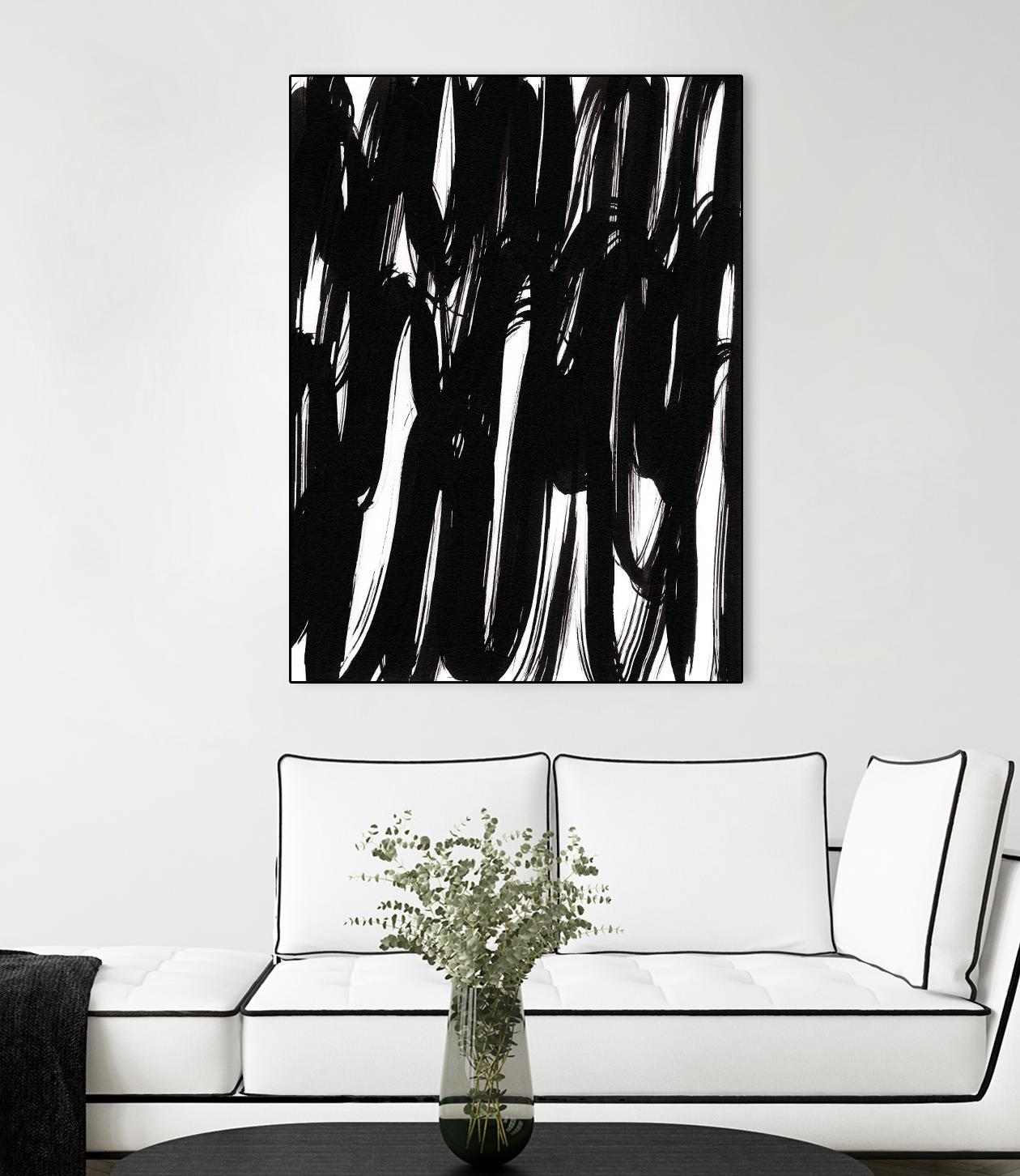 Ink Scribble I by Jodi Fuchs on GIANT ART - white abstract abstract