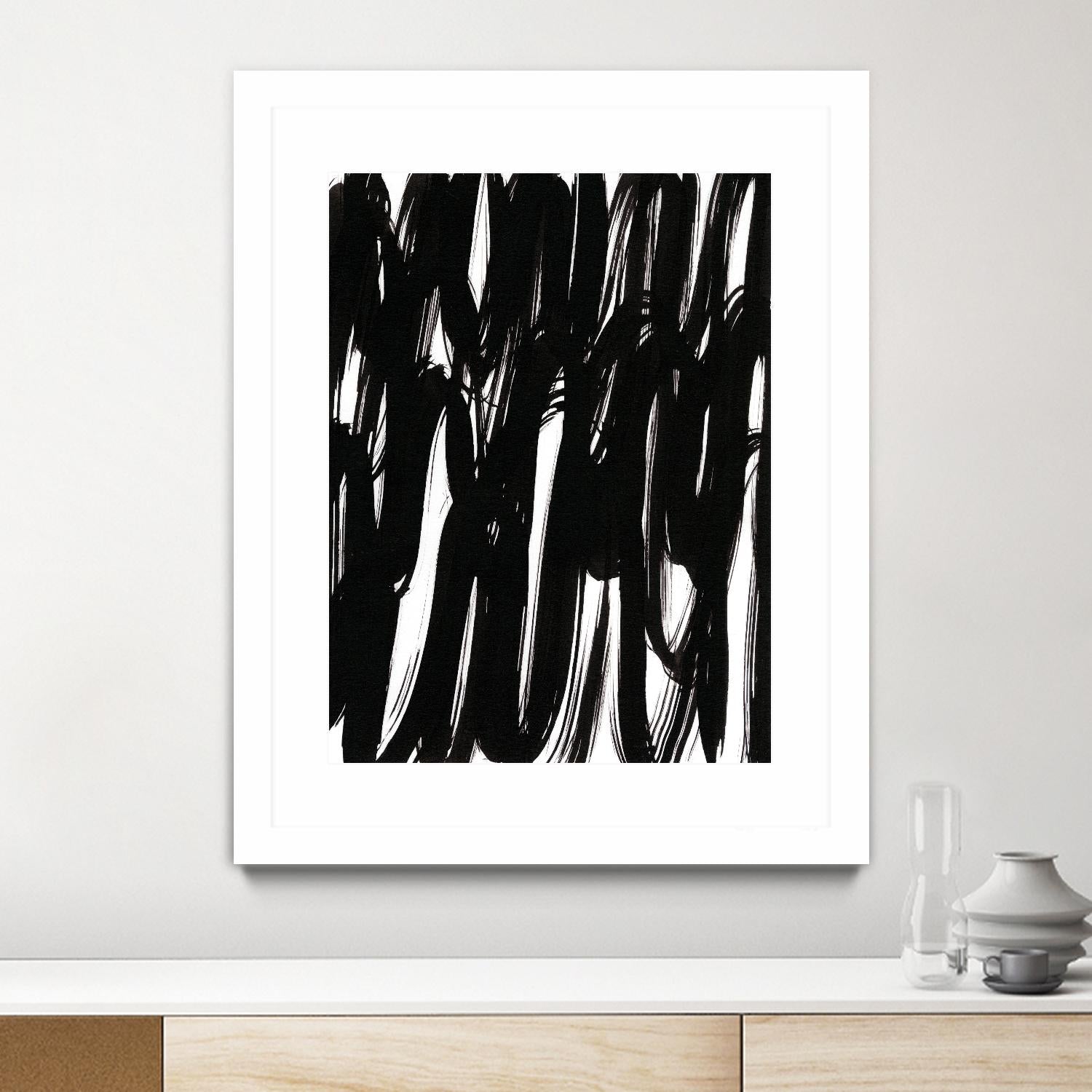 Ink Scribble I by Jodi Fuchs on GIANT ART - white abstract abstract