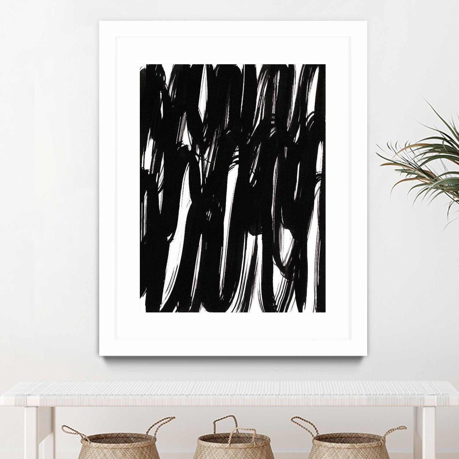 Ink Scribble I by Jodi Fuchs on GIANT ART - white abstract abstract
