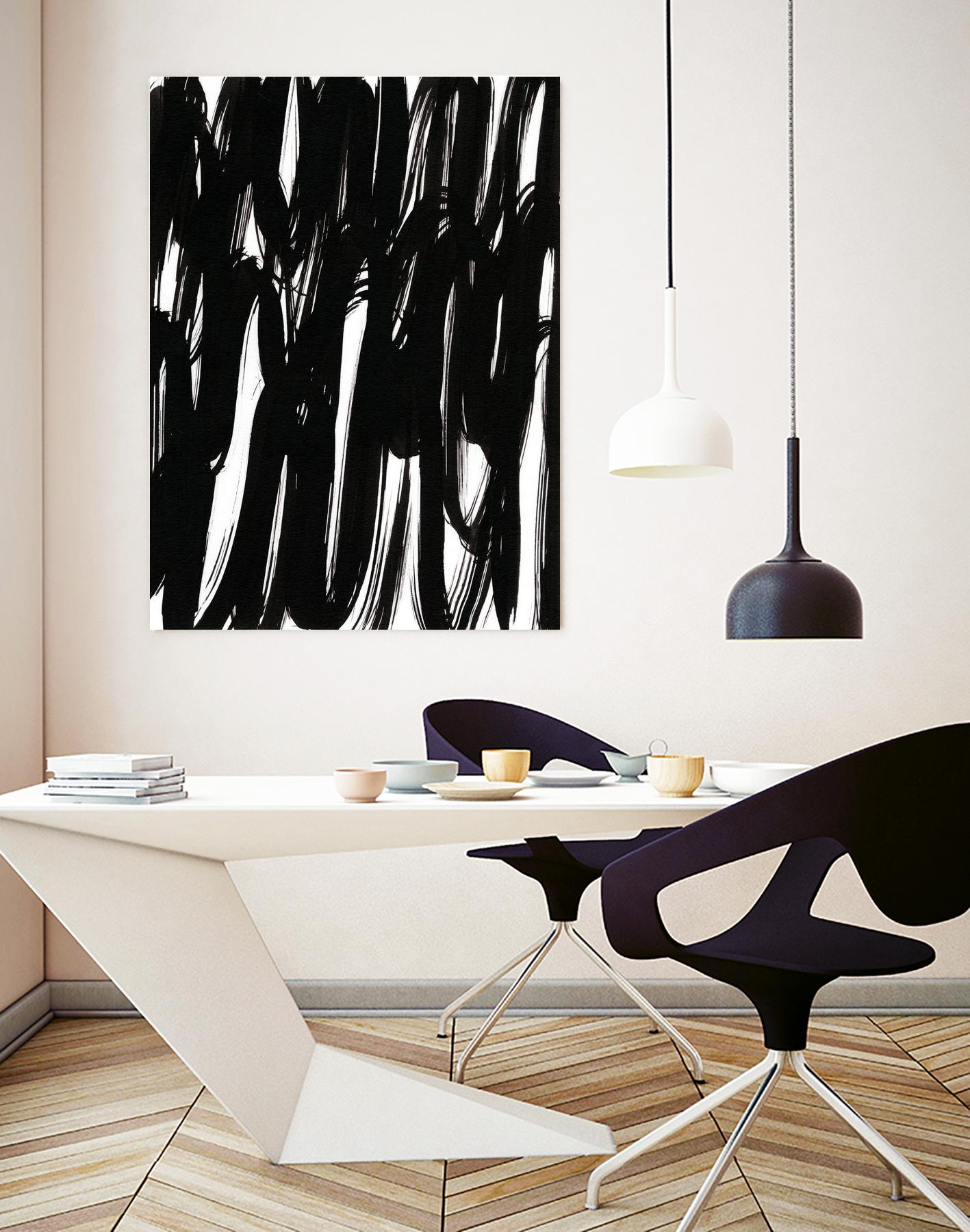 Ink Scribble I by Jodi Fuchs on GIANT ART - white abstract abstract