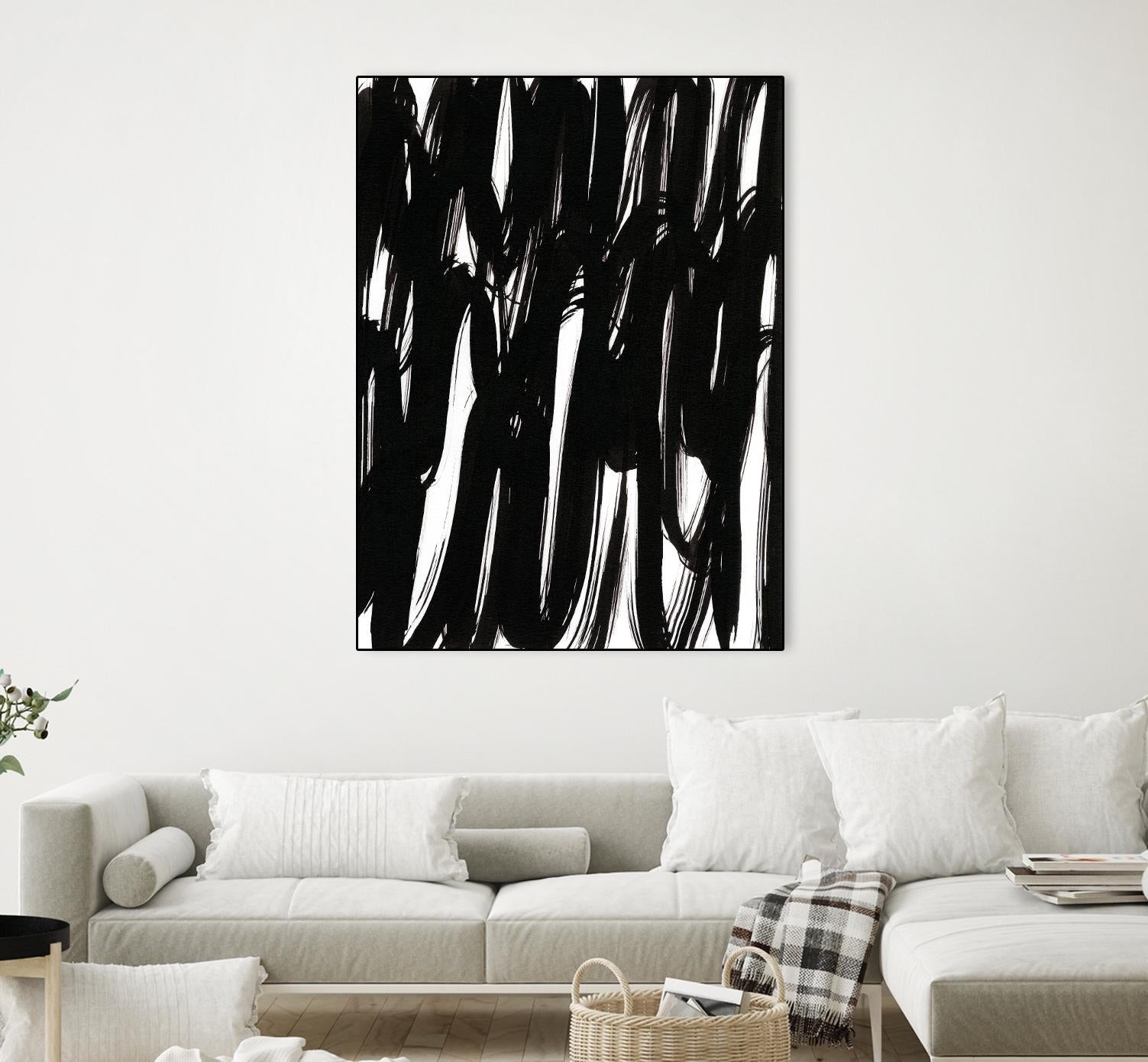 Ink Scribble I by Jodi Fuchs on GIANT ART - white abstract abstract