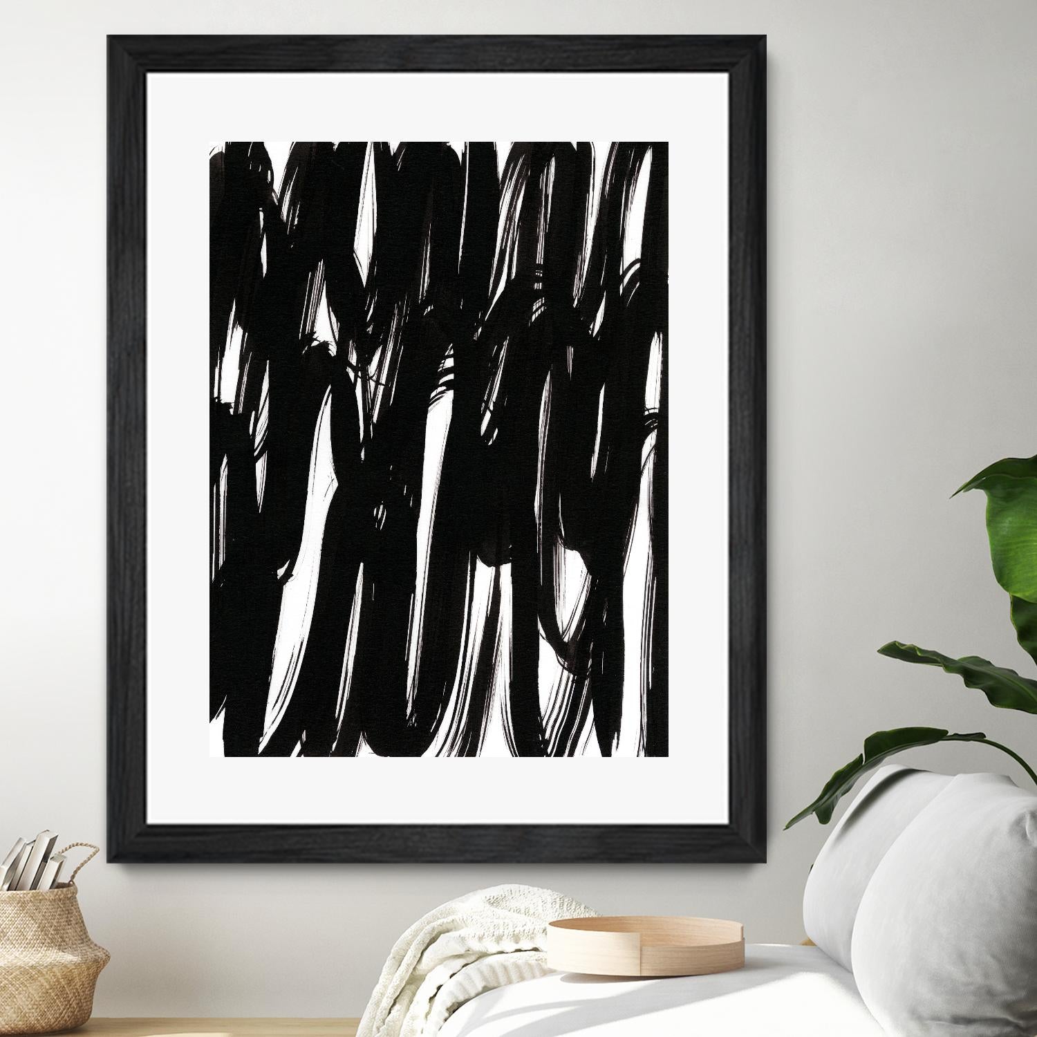 Ink Scribble I by Jodi Fuchs on GIANT ART - white abstract abstract